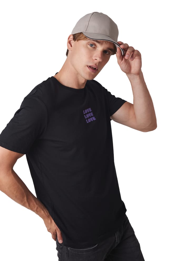 Cappellino con visiera sandwich a contrasto - 6 pannelli