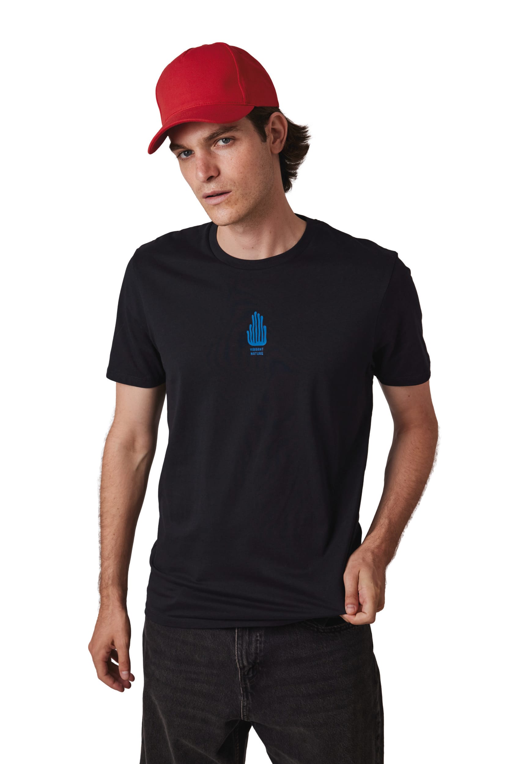 Boné em algodão e poliéster reciclados K-loop tracking - 5 painéis