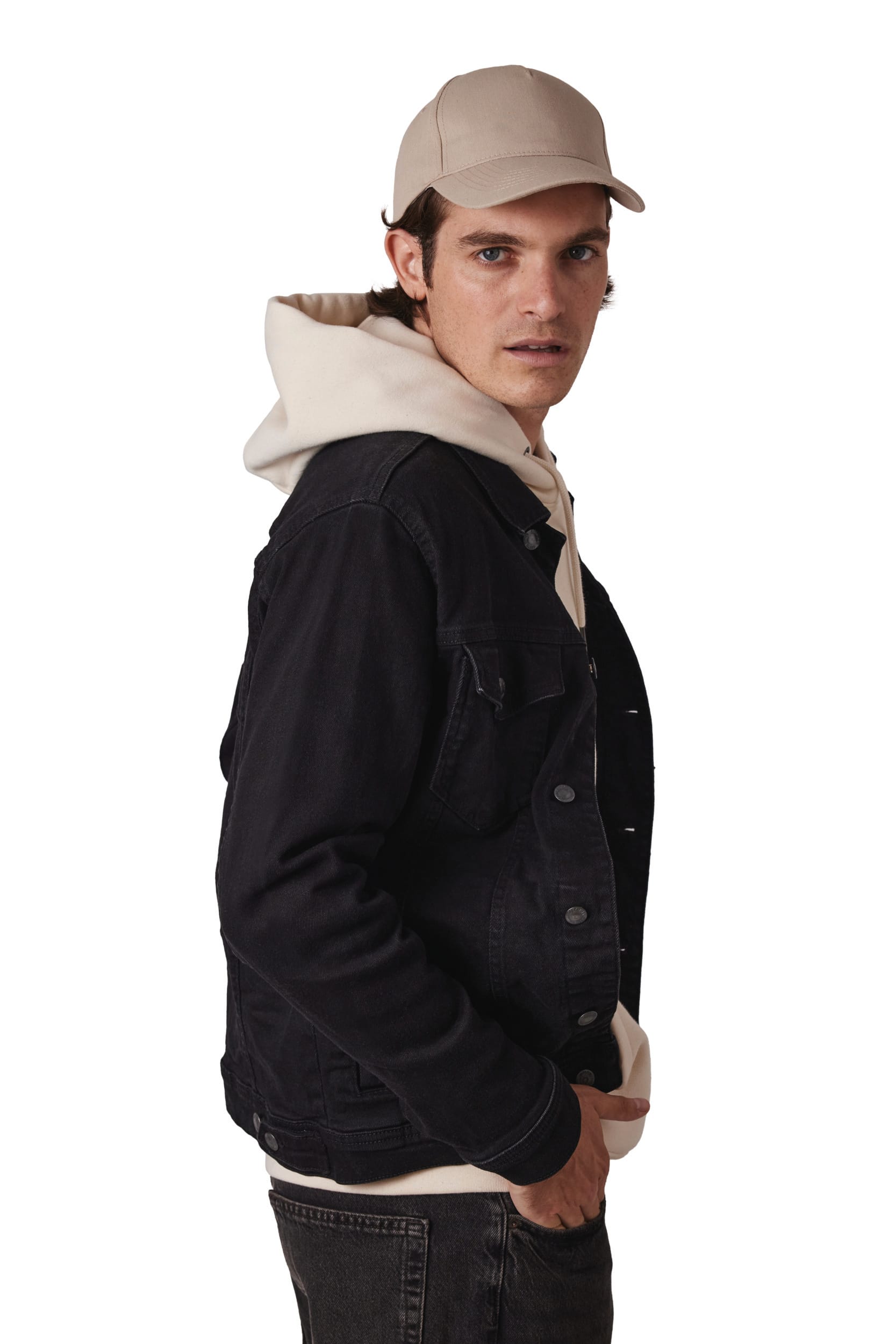 Casquette en coton et polyester recyclés K-loop tracking – 5 panneaux - Image 4