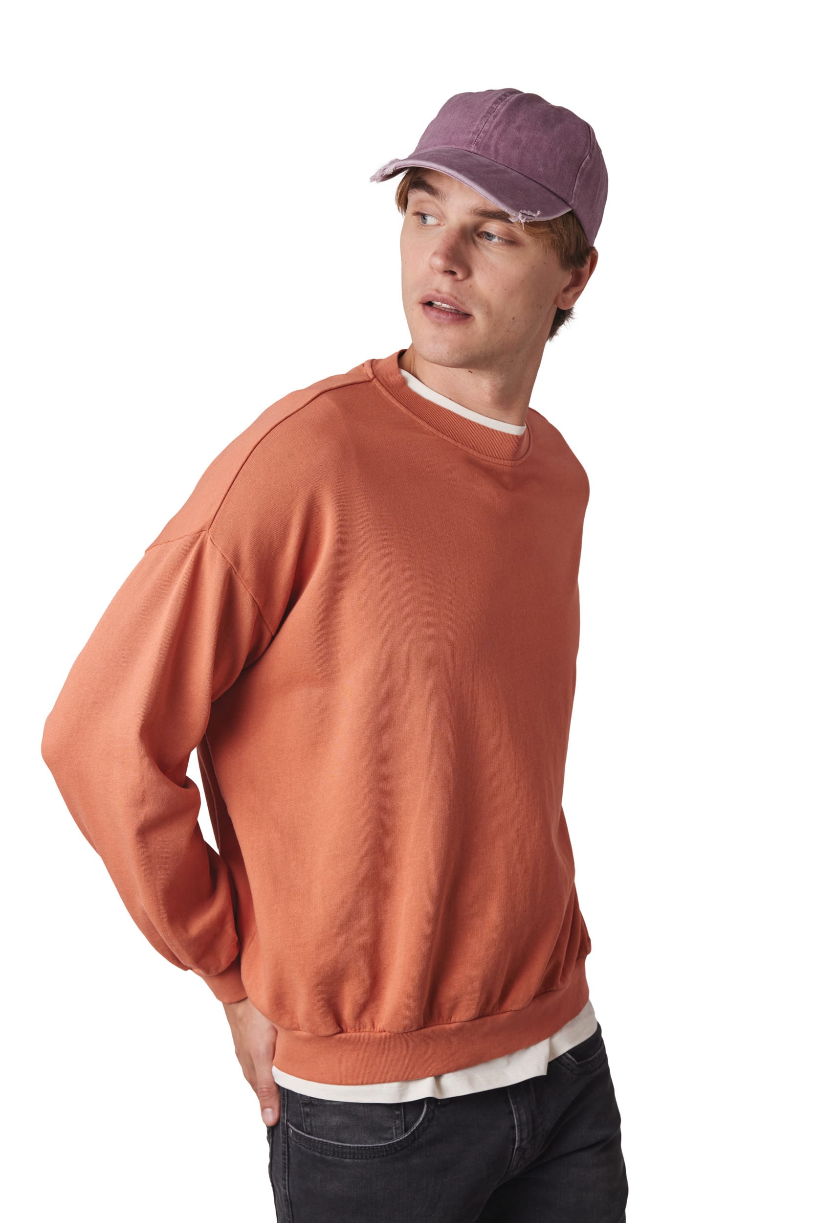 Casquette vintage effet déchiré – 6 panneaux - Image 6