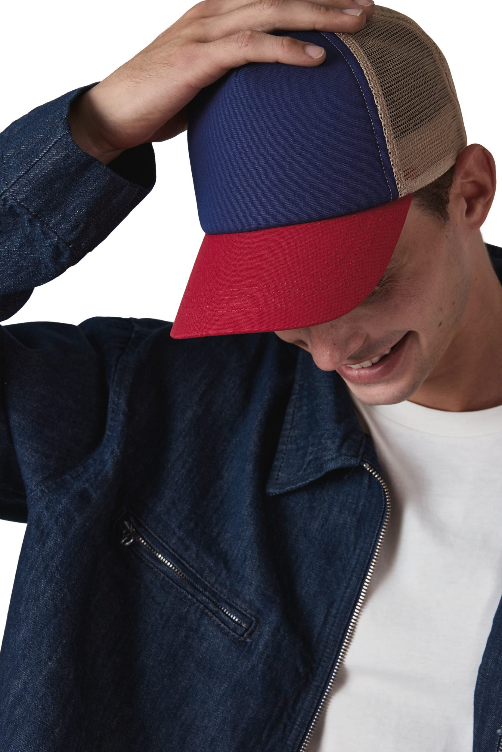 Casquette trucker 5 panneaux en coton canvas – K-up Gold Label - Image 2