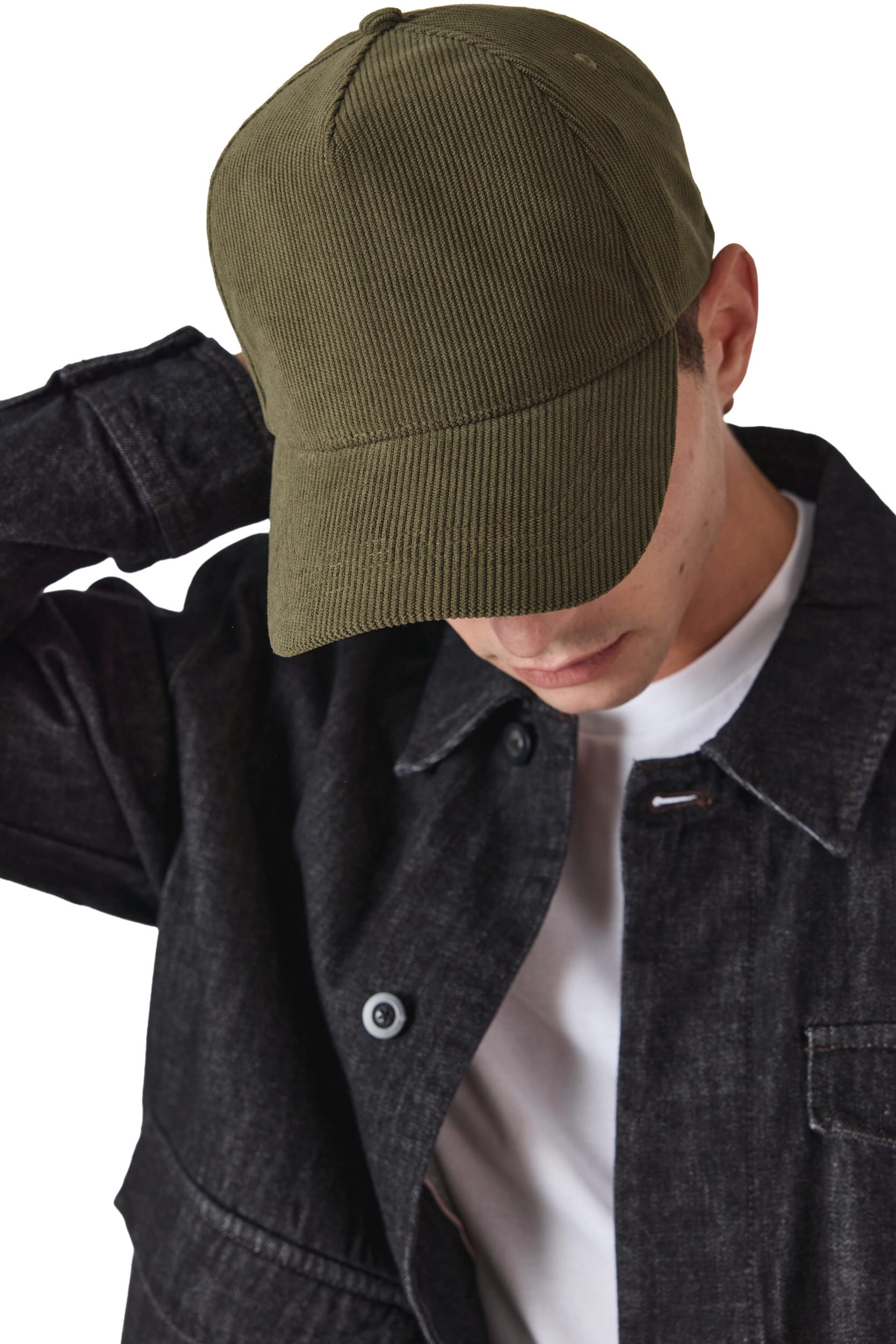 Casquette 5 panneaux en velours - Image 2