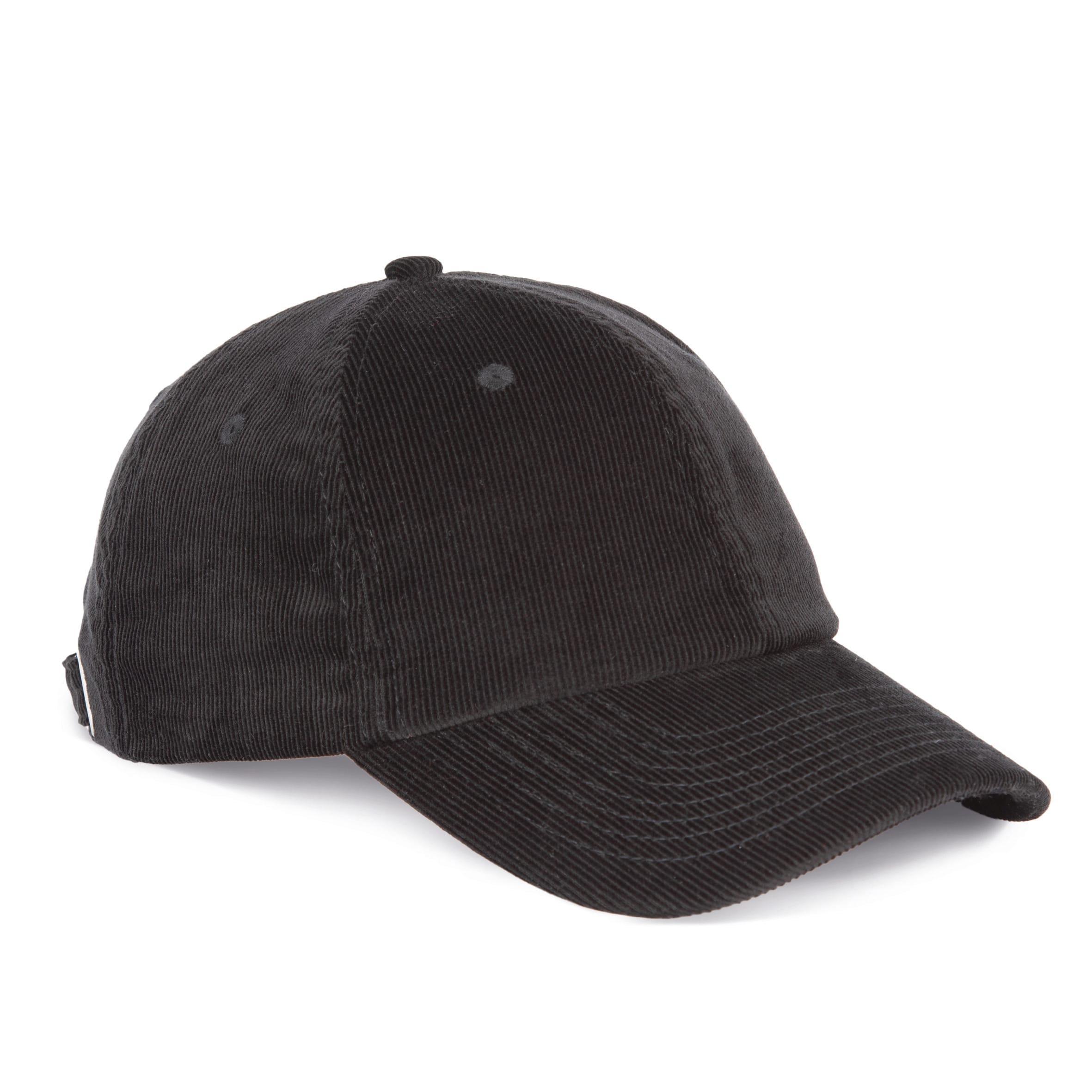 Casquette en velours profil bas