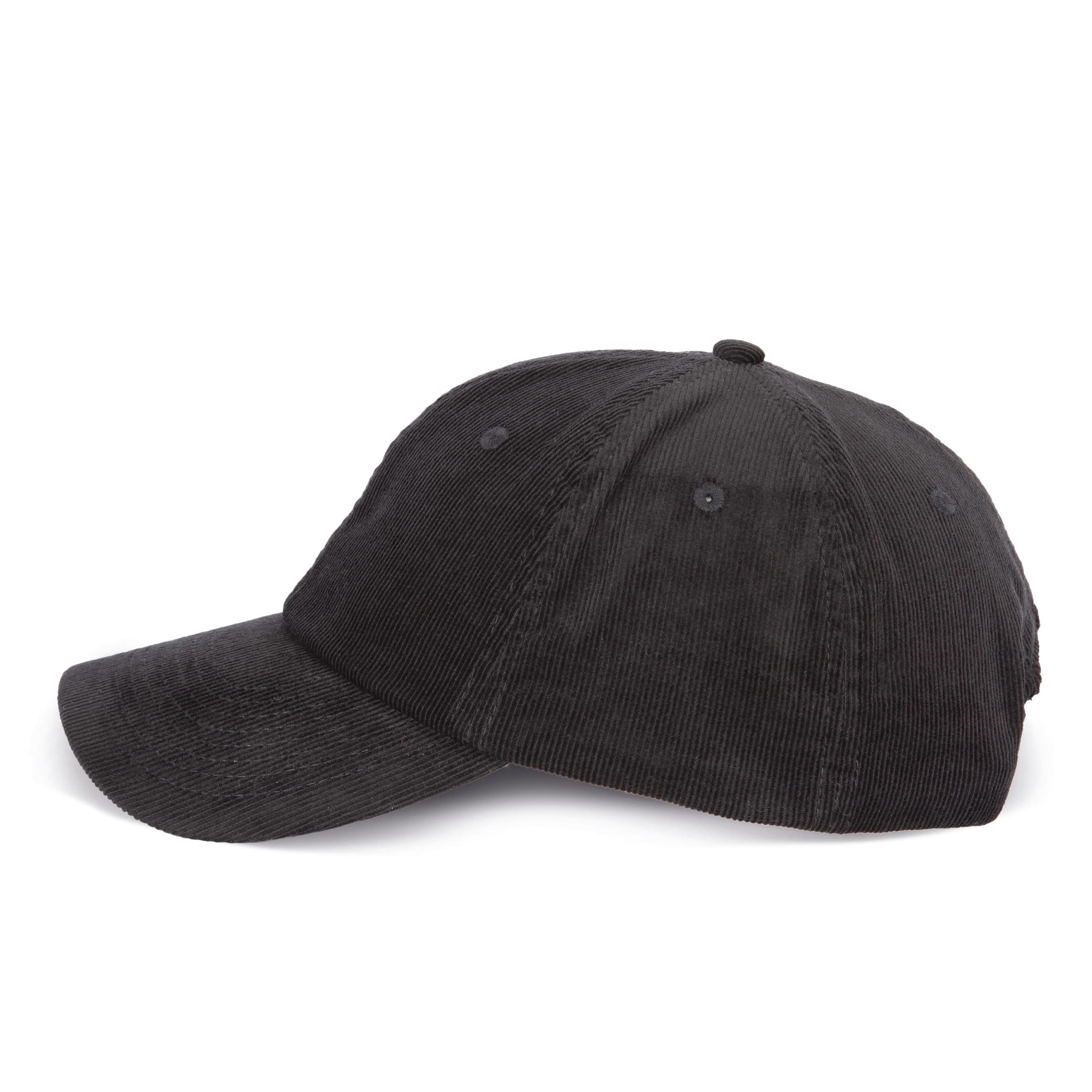 Gorra de terciopelo de perfil bajo