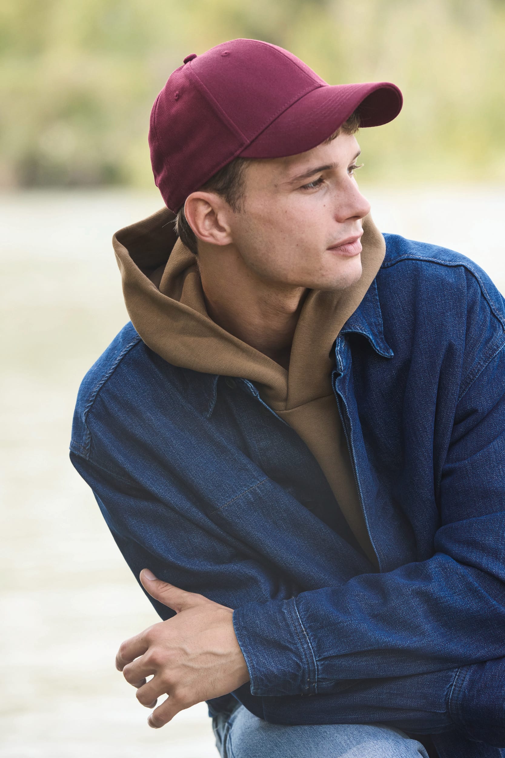 Casquette en coton bio 6 panneaux – K-up Gold Label - Image 4