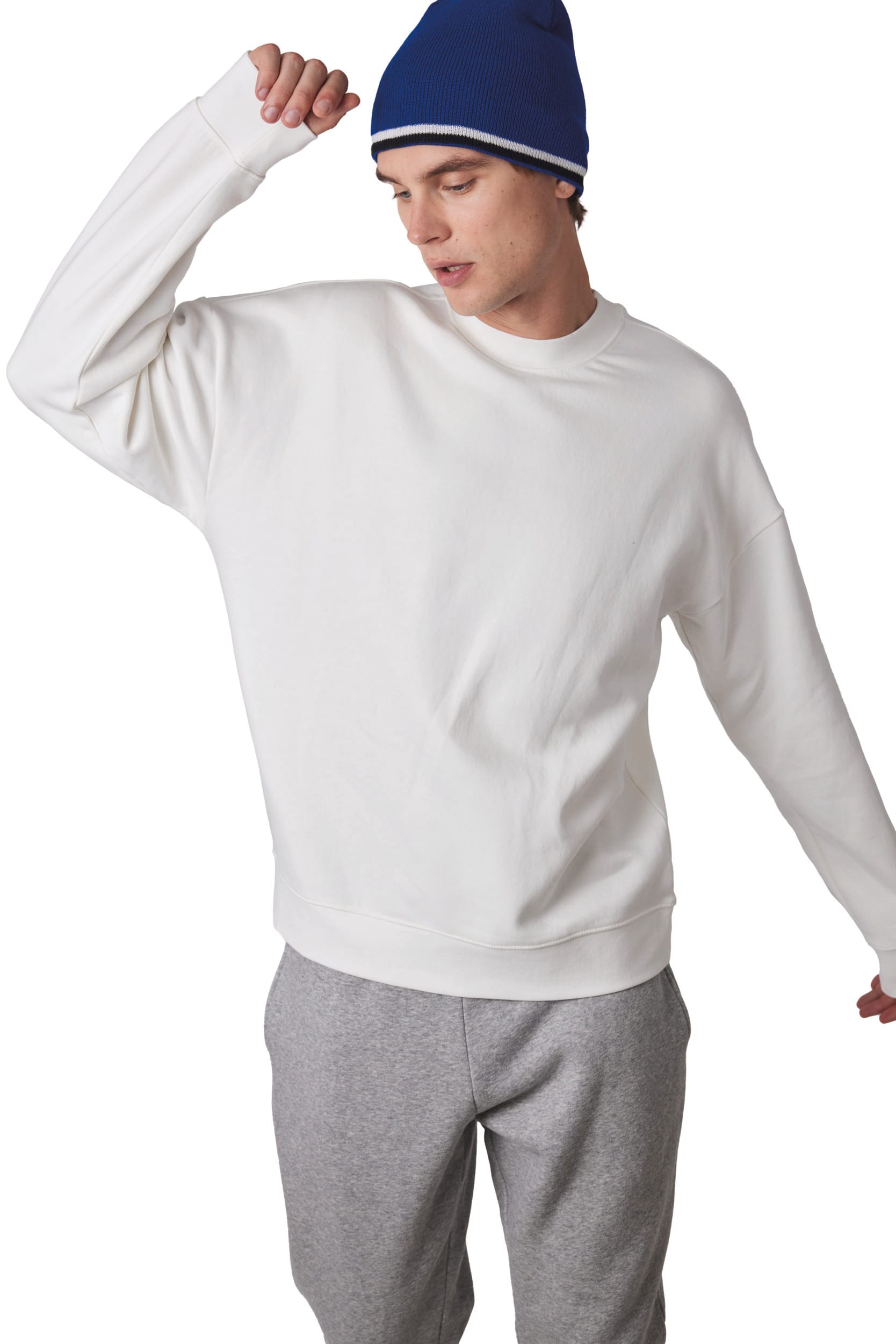 Bonnet bande bicolore contrastée - Image 4