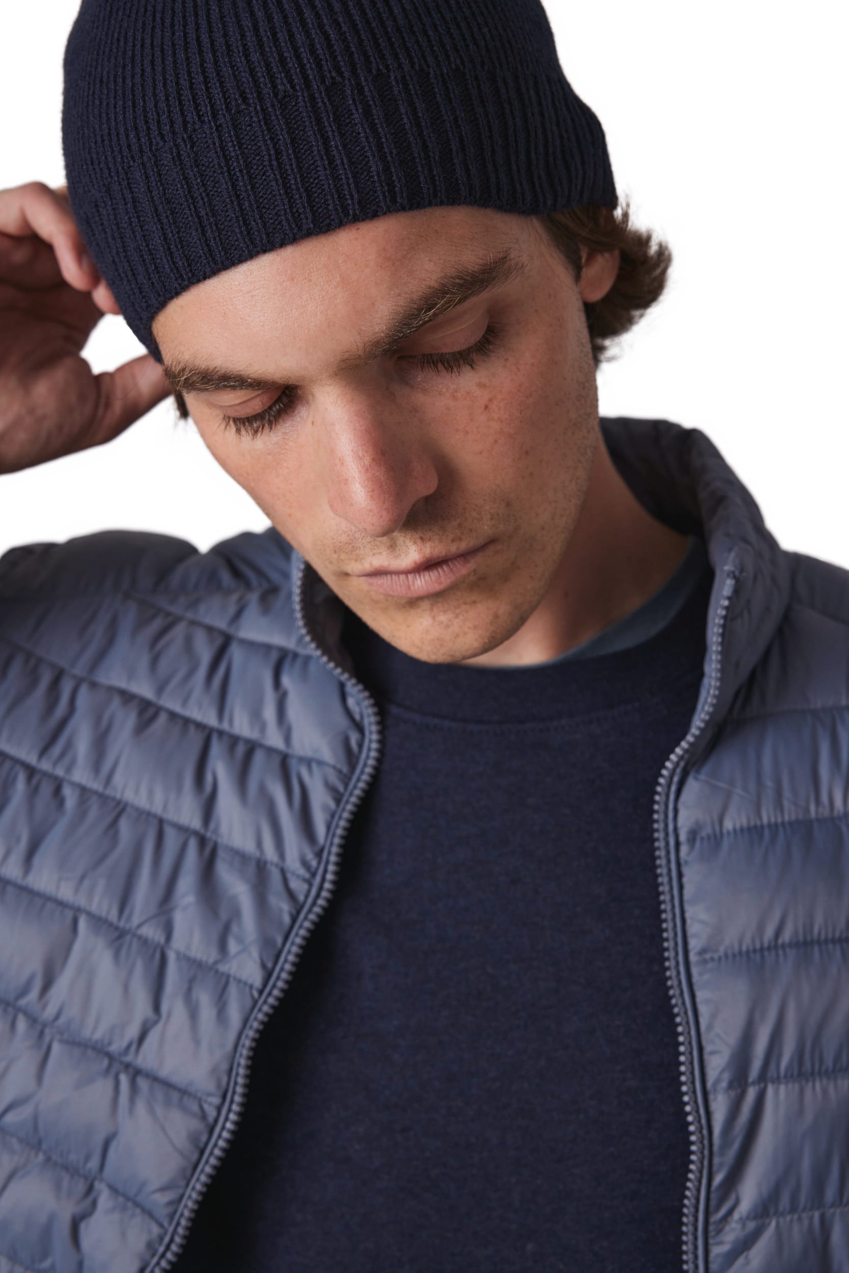 Bonnet bordure côtelée - Image 3