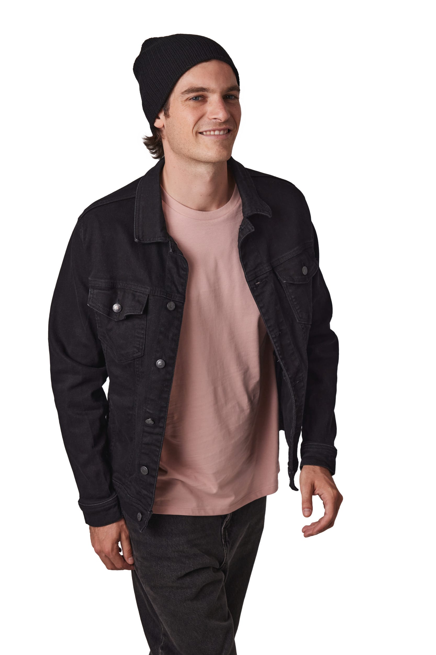 Bonnet tricot côtelé - Image 1