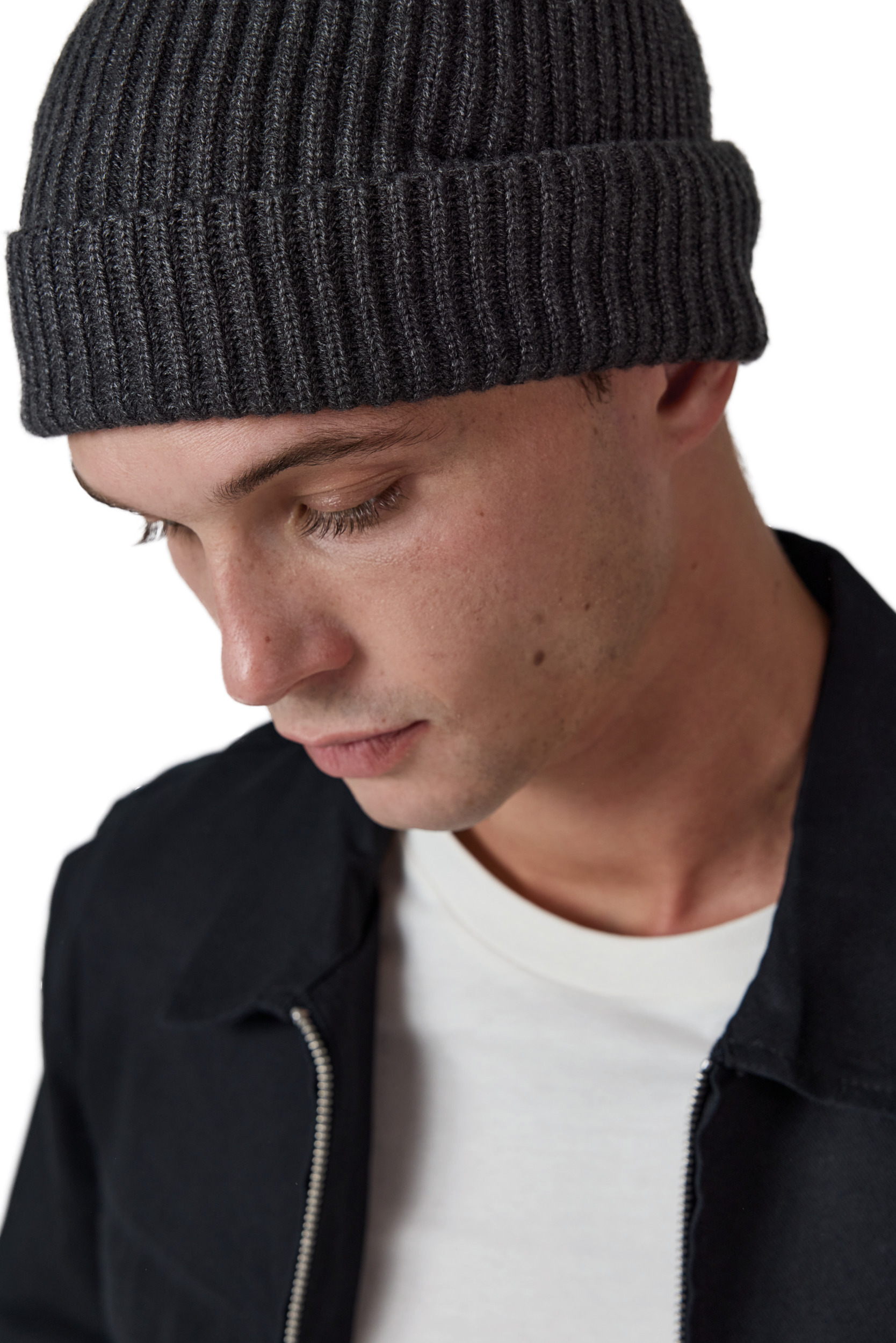 Gebreide muts met omslag - K-up Gold Label