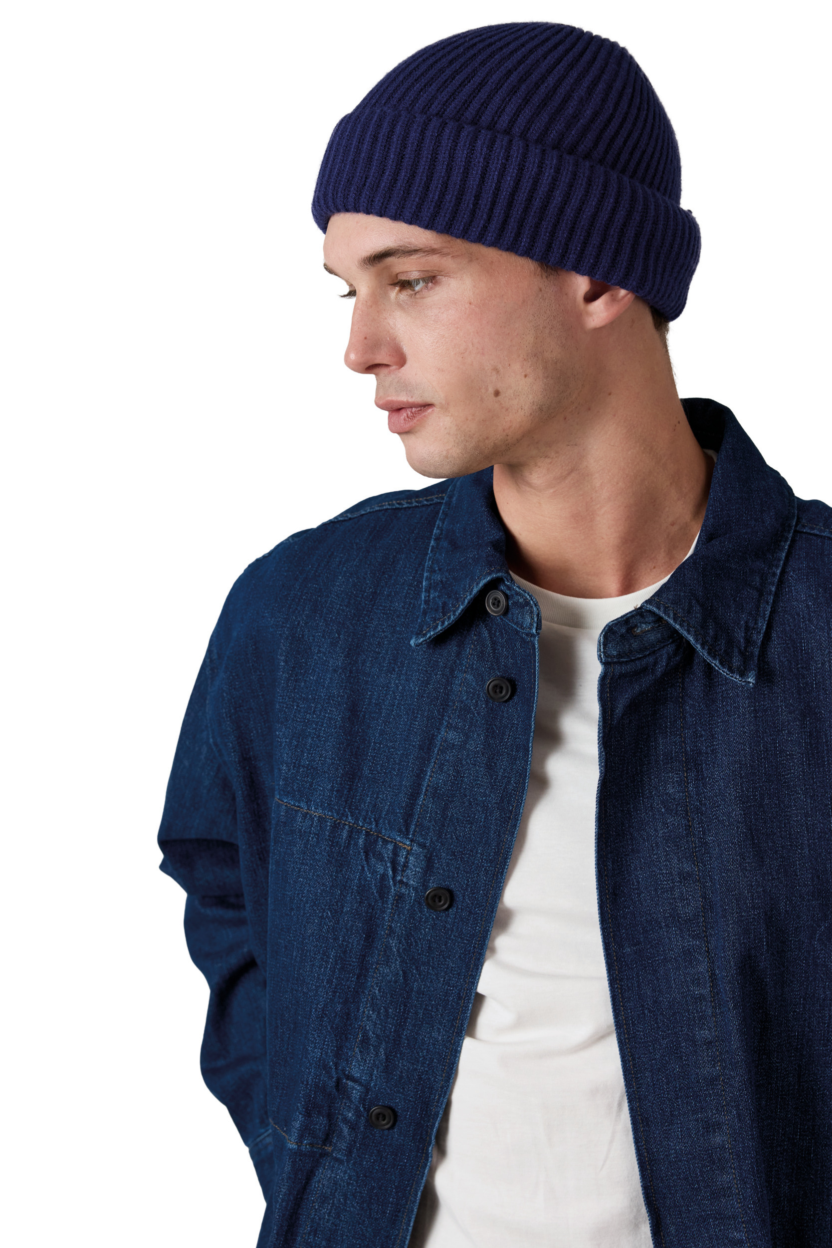 Gebreide muts met omslag - K-up Gold Label