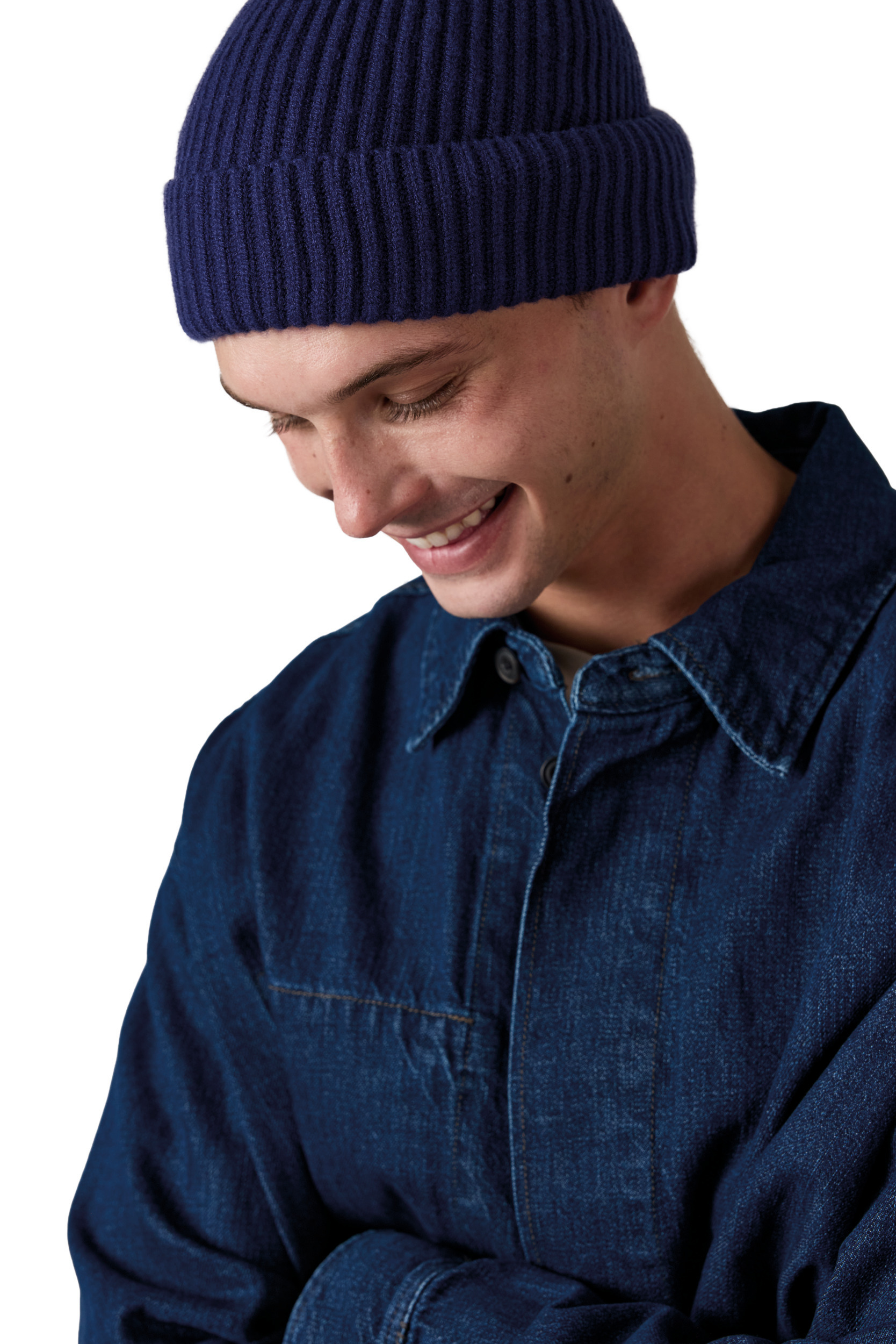Gebreide muts met omslag - K-up Gold Label