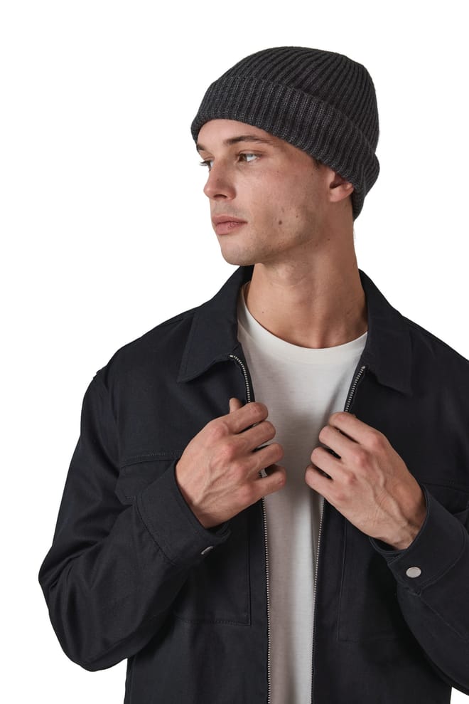 Confezione 2 Berretti In Pile Uomo Con Risvolto A Nido D'Ape: Tattico E Militare, Taglia Unica 56-60 Cm, Nero E Grigio