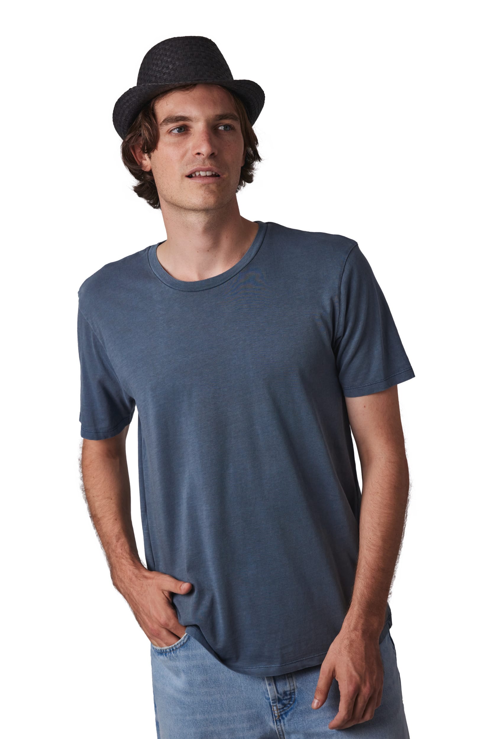 Chapéu de palha estilo Panamá retro