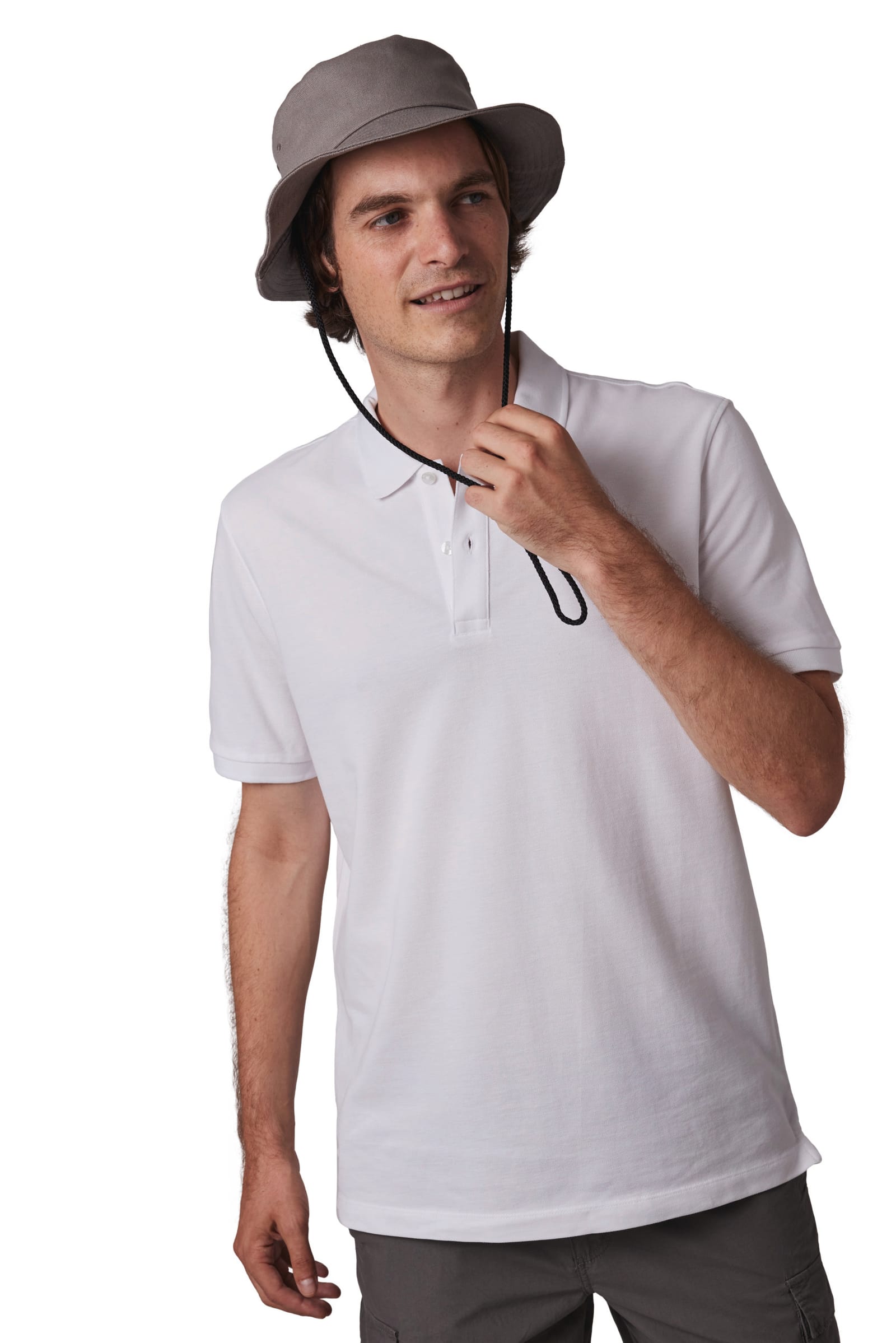 Bob in de stijl van een bucket hat