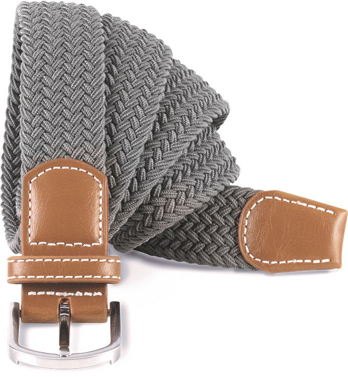 Elastische gevlochten riem