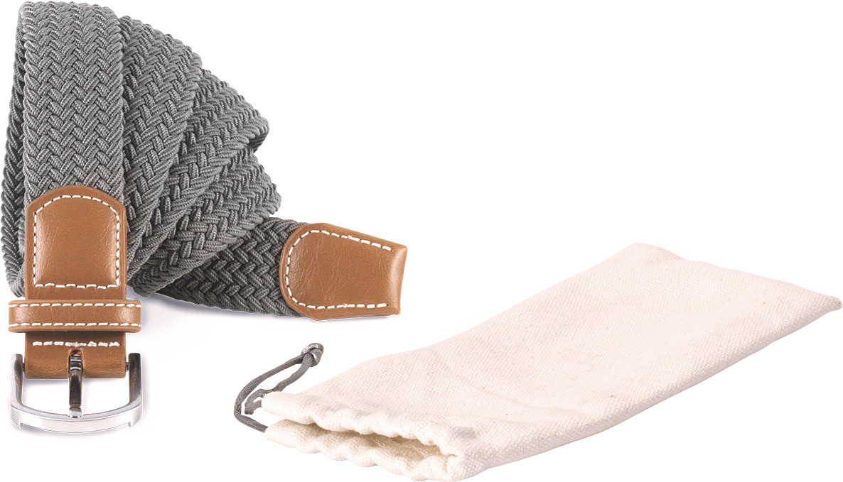 Elastische gevlochten riem
