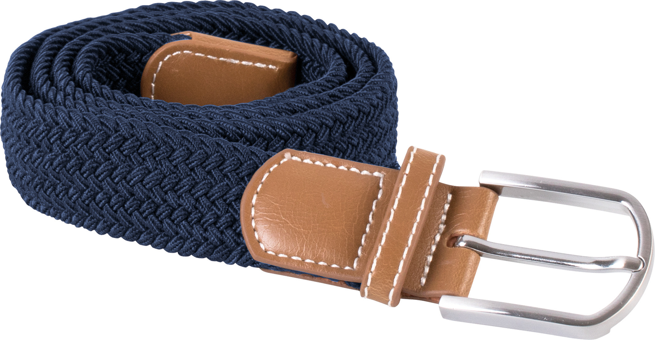 Elastische gevlochten riem
