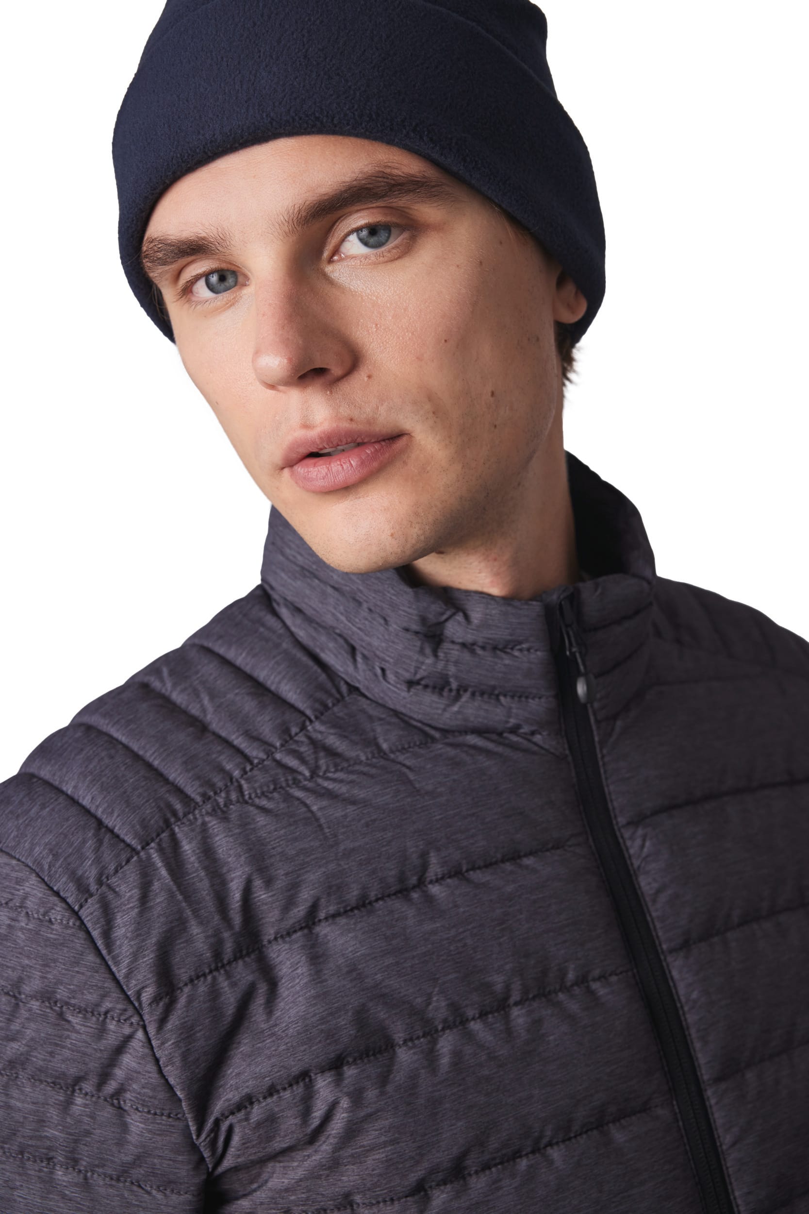 Bonnet recyclé micropolaire avec revers - Image 3