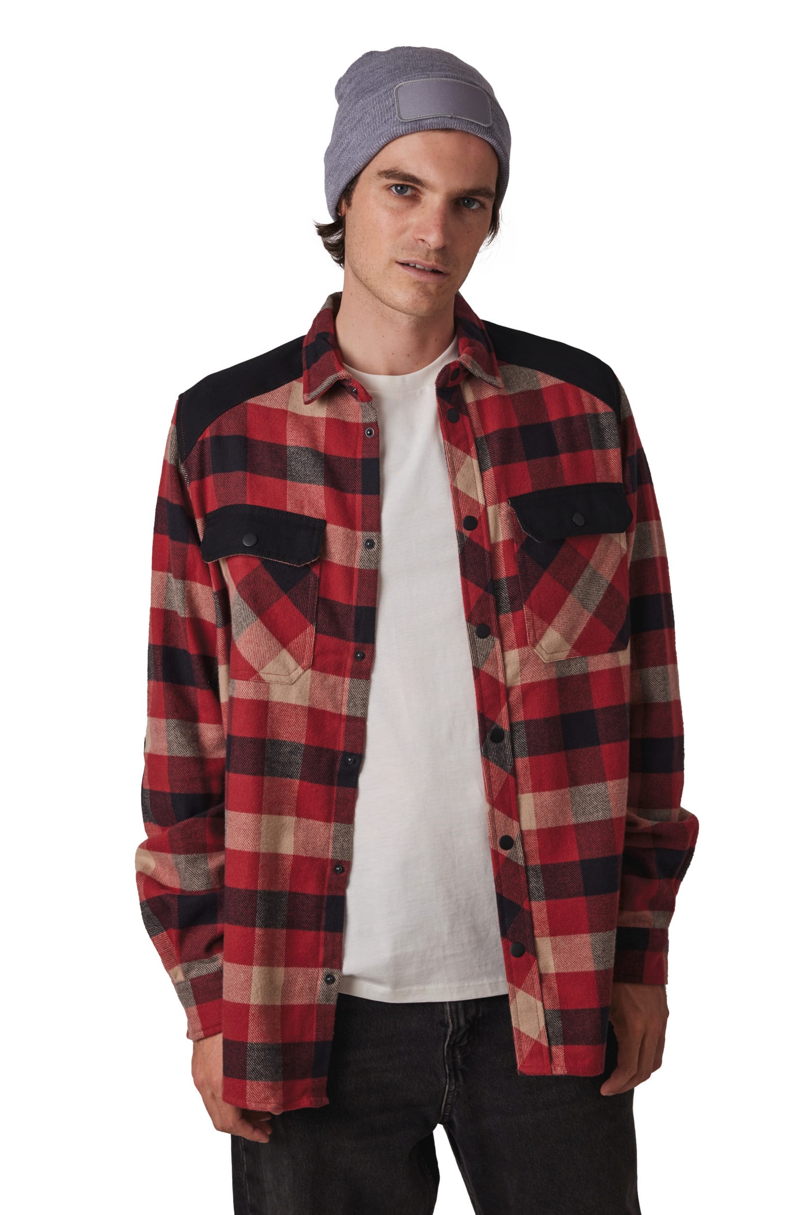 Bonnet recyclé avec patch - Image 1