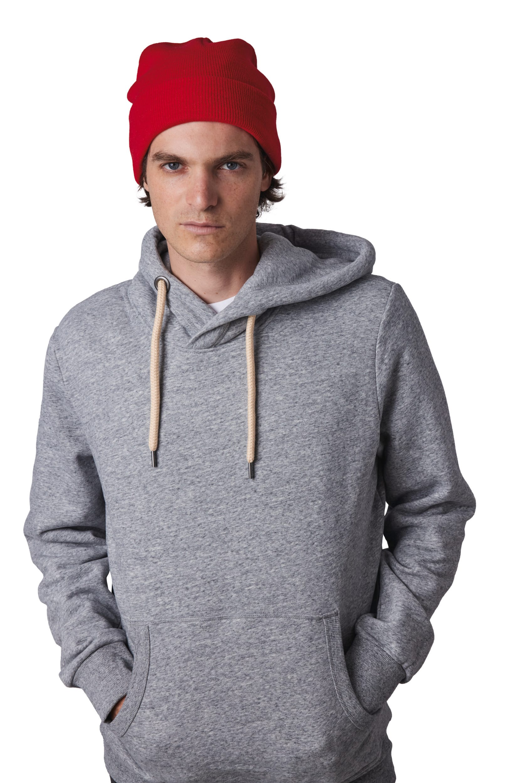 Bonnet recyclé avec revers tricoté - Image 1