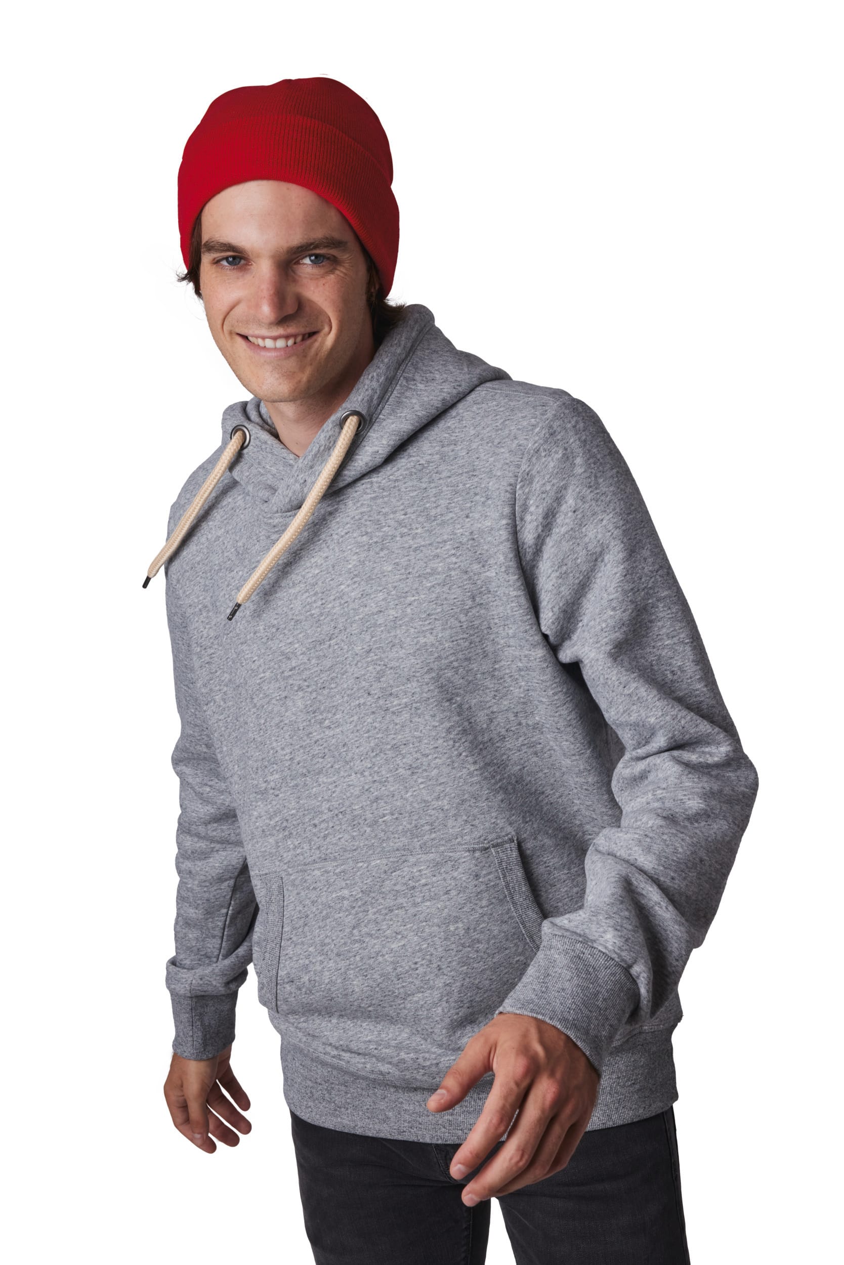 Bonnet recyclé avec revers tricoté - Image 3