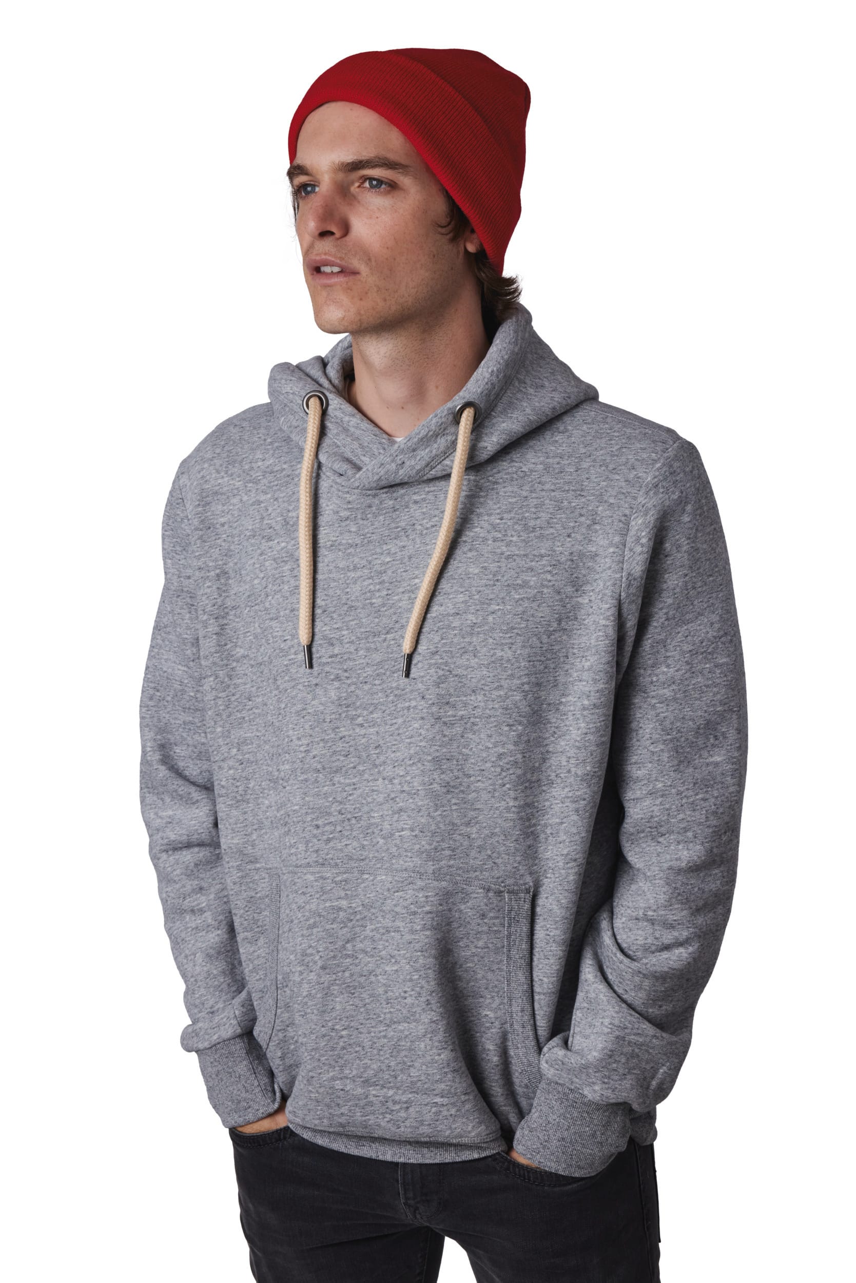 Bonnet recyclé avec revers tricoté - Image 5