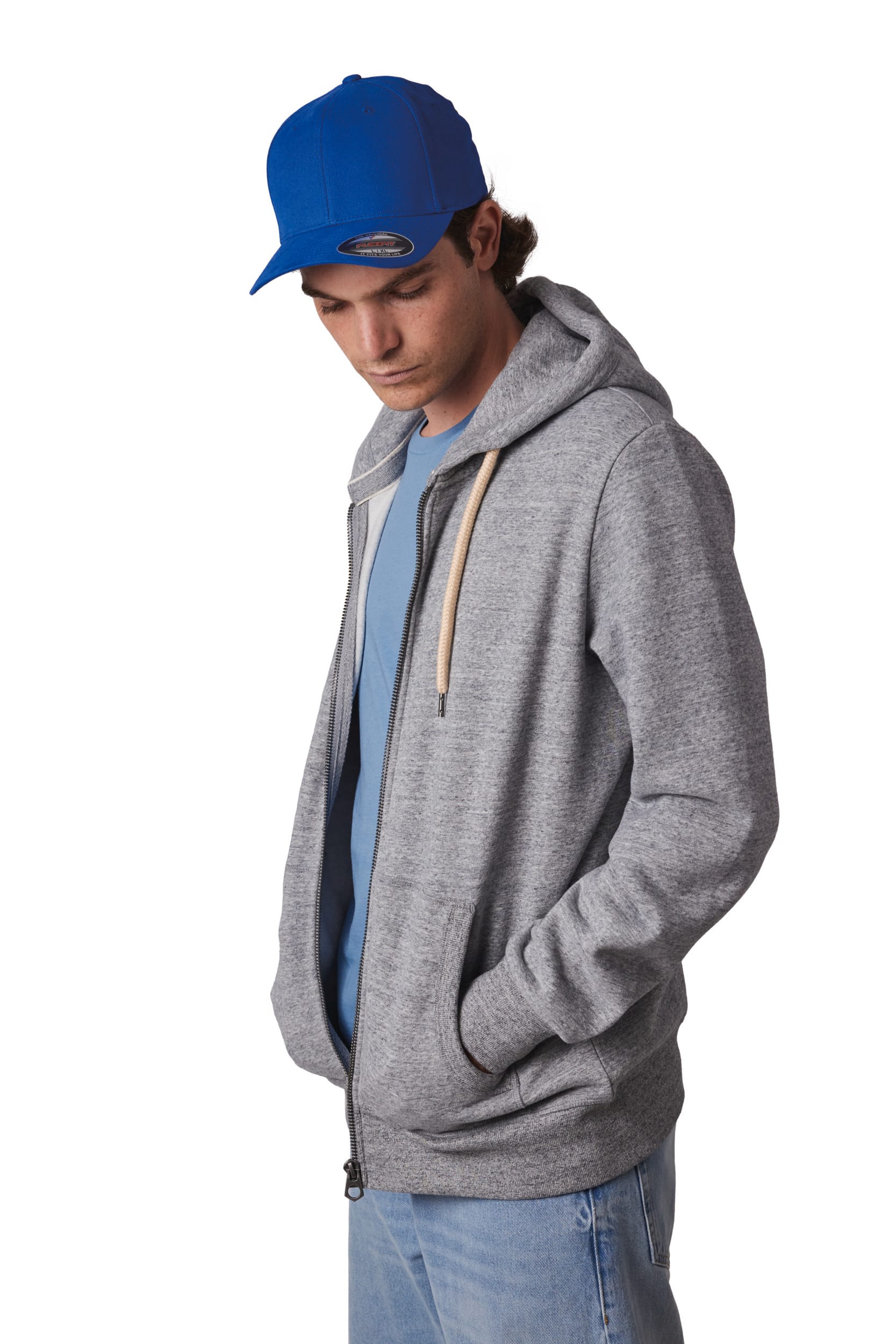 Casquette Flexfit coton brossé – 6 panneaux - Image 3