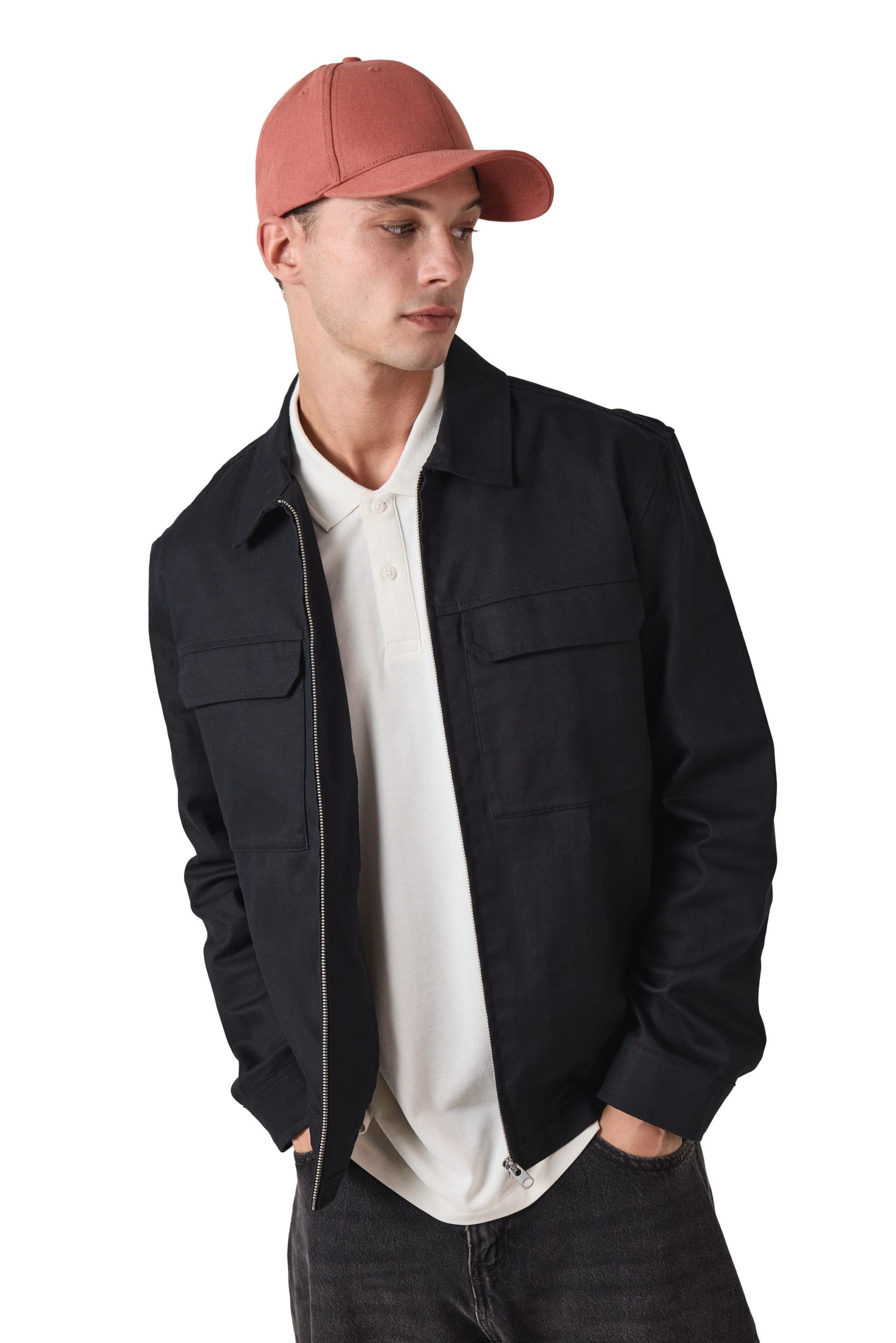 Casquette 6 panneaux en coton recyclé - Image 3