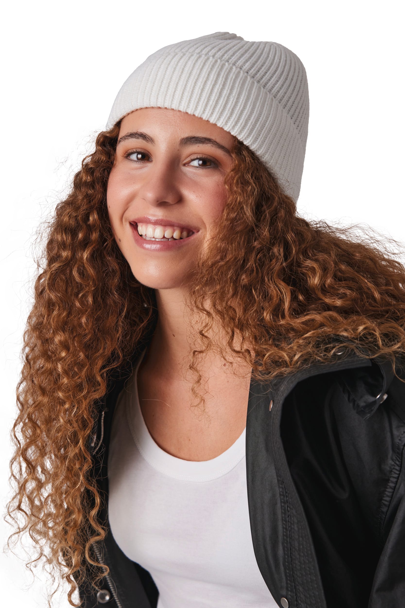 Bonnet côtelé avec revers - Image 6