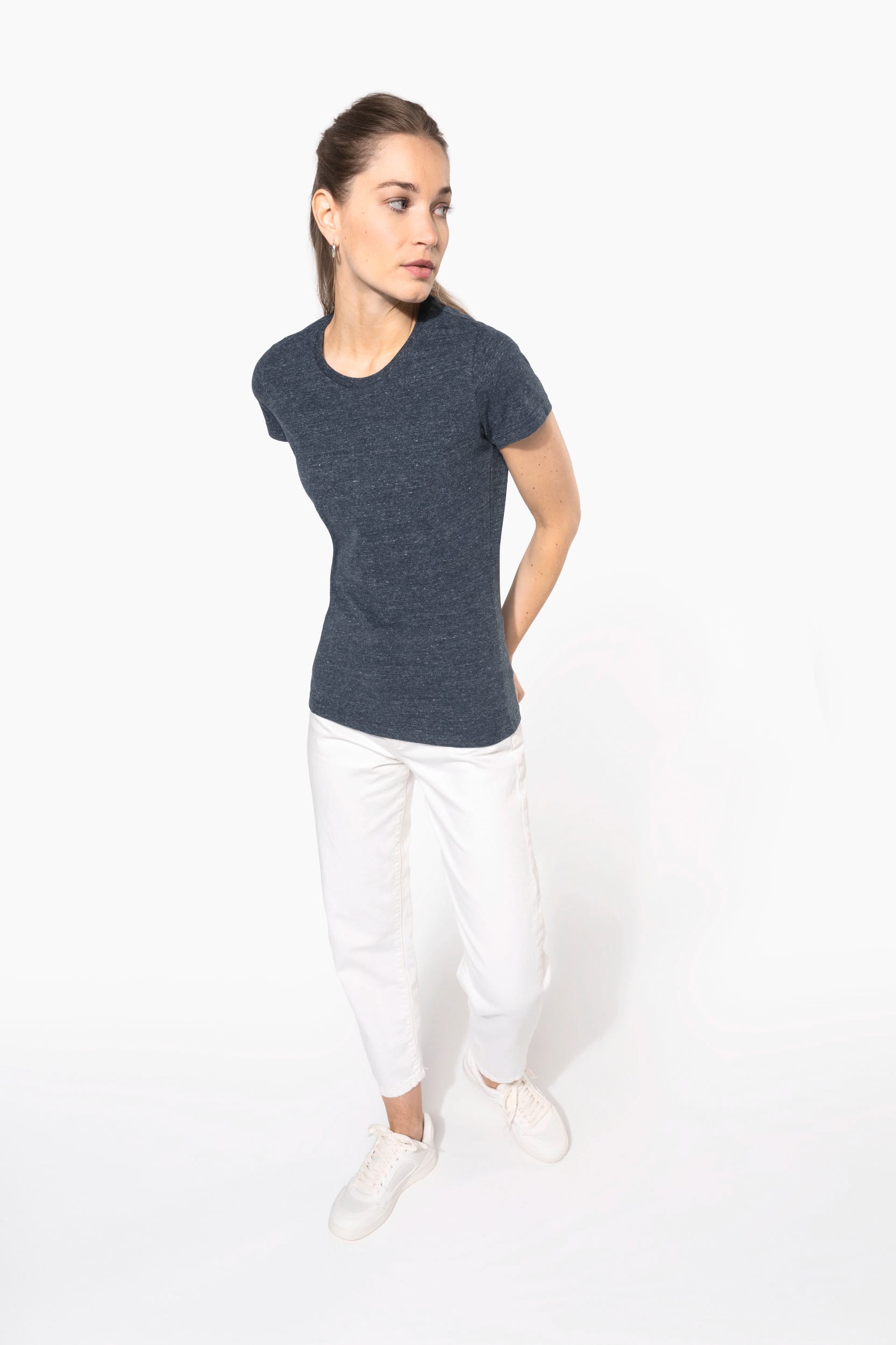 T-shirt vintage de senhora de manga curta