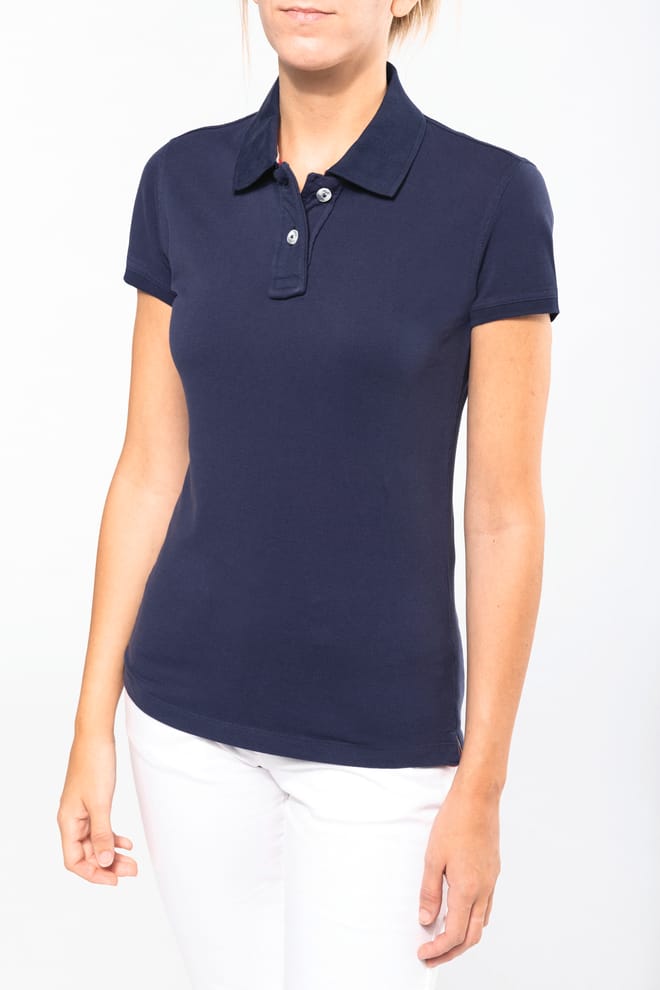 Polo manches courtes femme