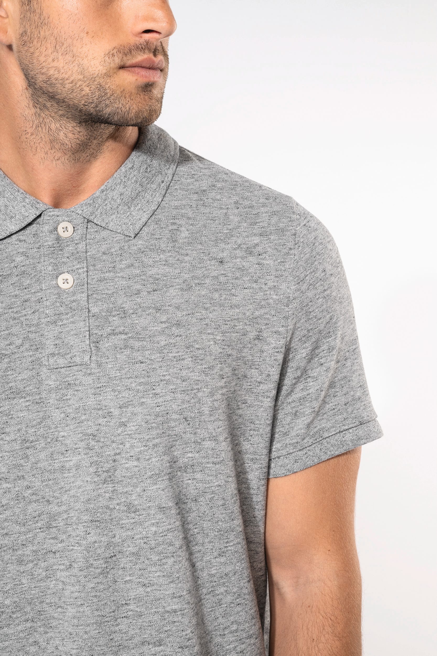 Polo vintage de homem de manga curta