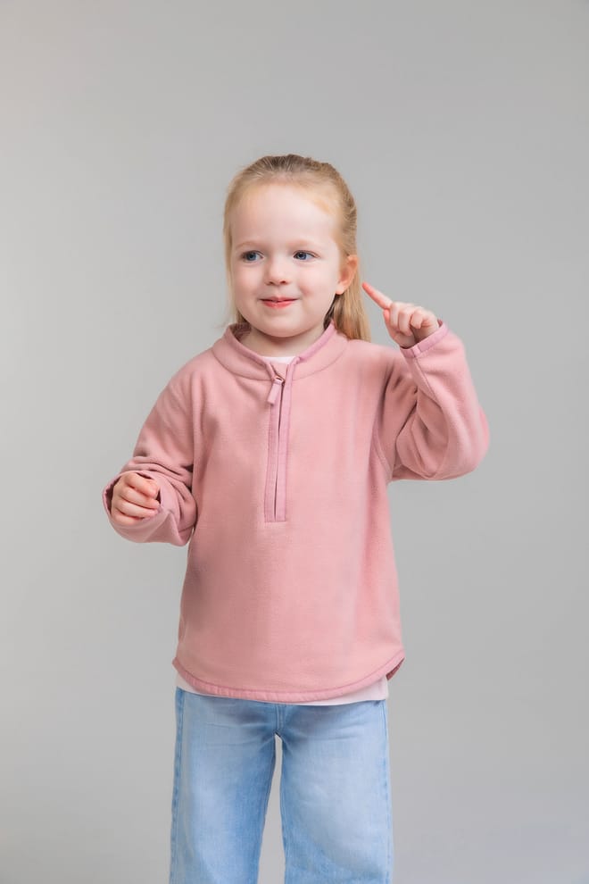 Kids 1/4 zip fleece jacket 