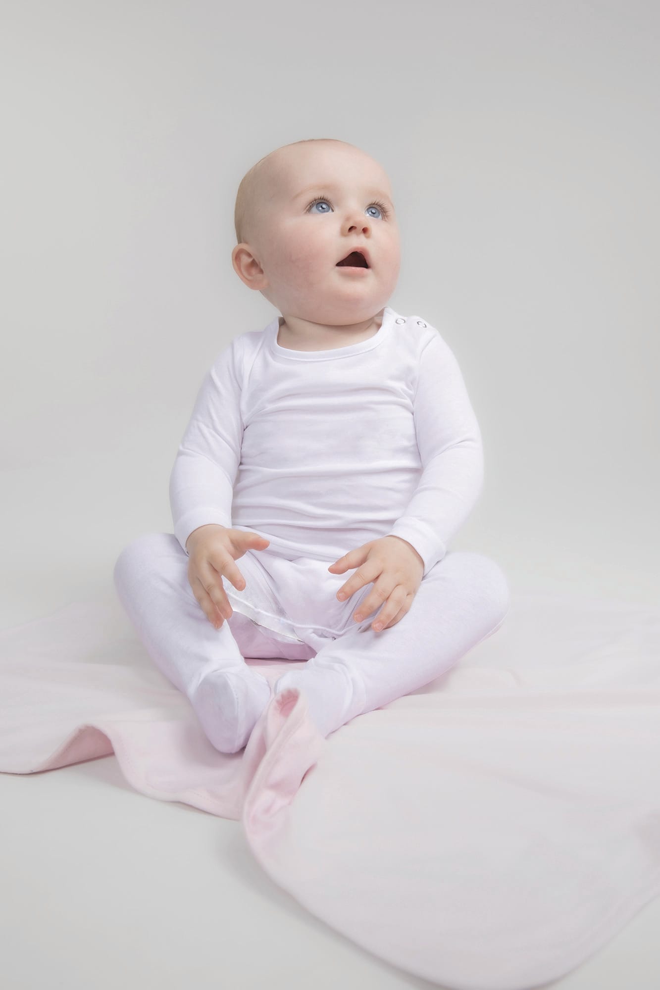 Pijama de manga comprida de algodão biológico