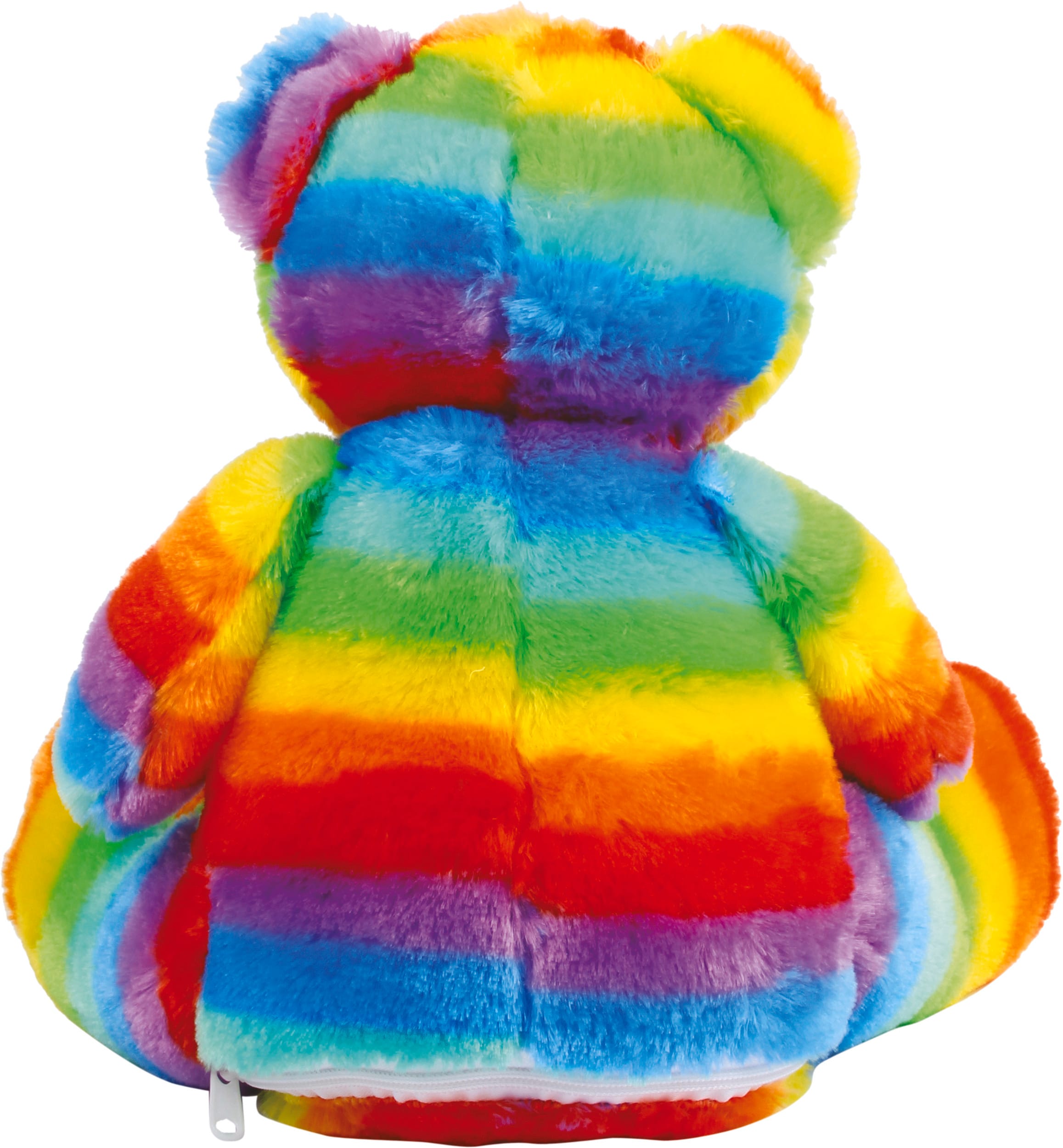 Urso de peluche com fecho multicolor