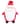 Zipped Santa cuddly toy