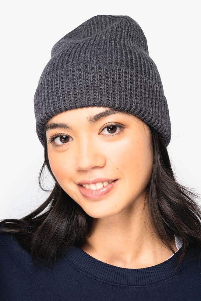 Berretto unisex ecosostenibile in lana merino
