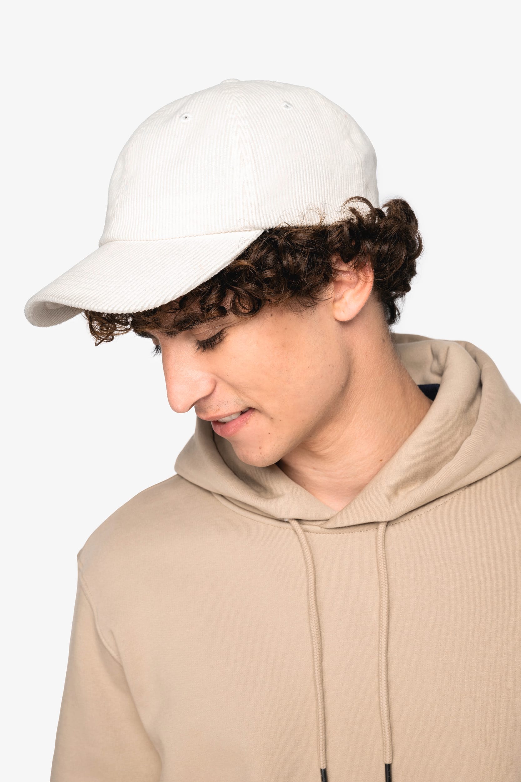 Casquette écoresponsable en velours côtelé 6 panneaux unisexe - Image 3