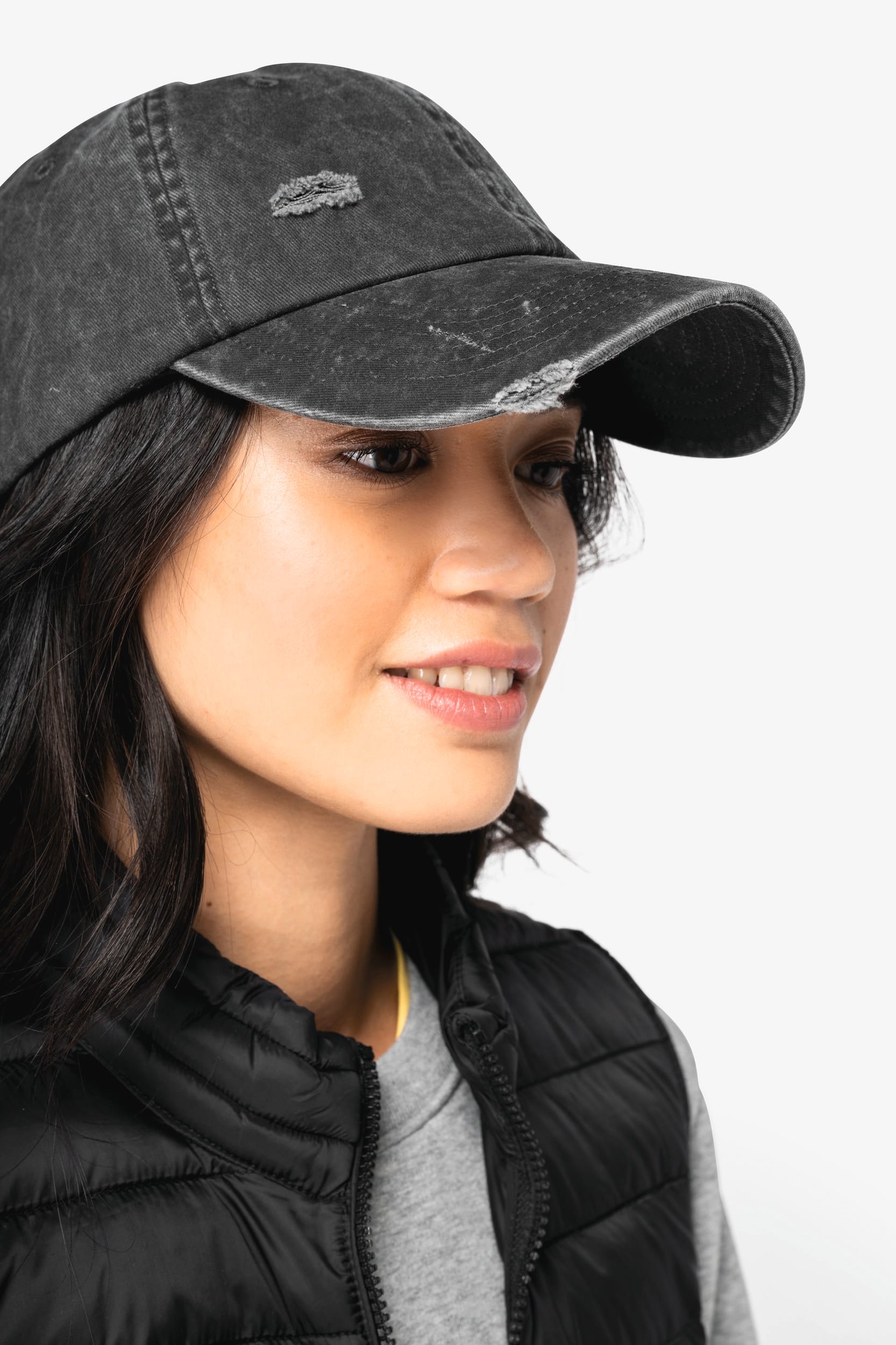 Casquette écoresponsable effet déchiré unisexe - Image 2