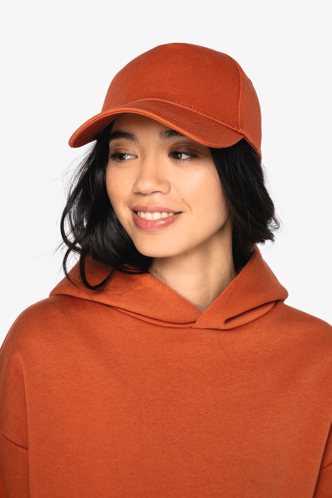 Cappellino unisex ecosostenibile a 5 pannelli