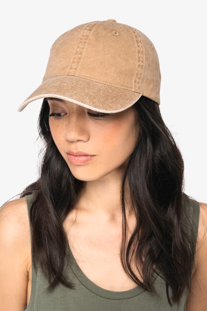 Gorra ecorresponsable efecto lavado unisex