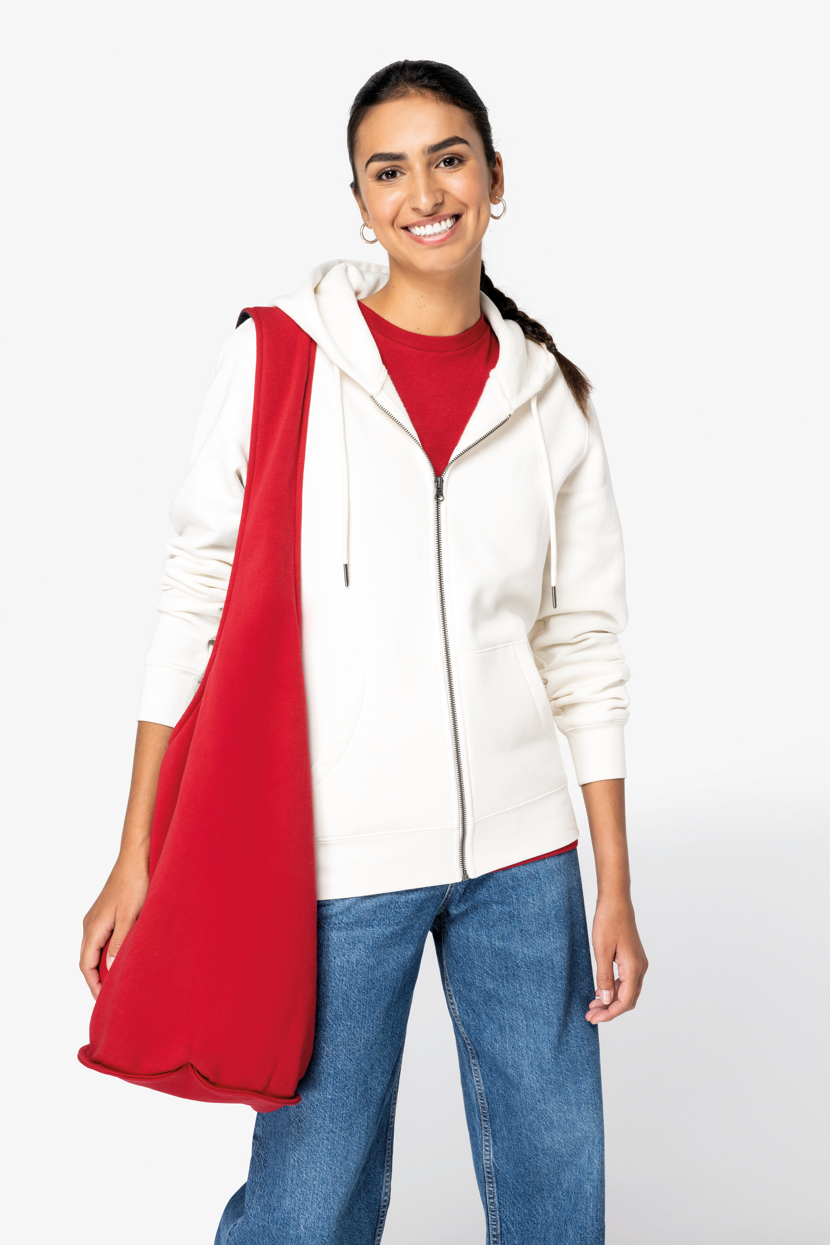 Schoudertas van fleece