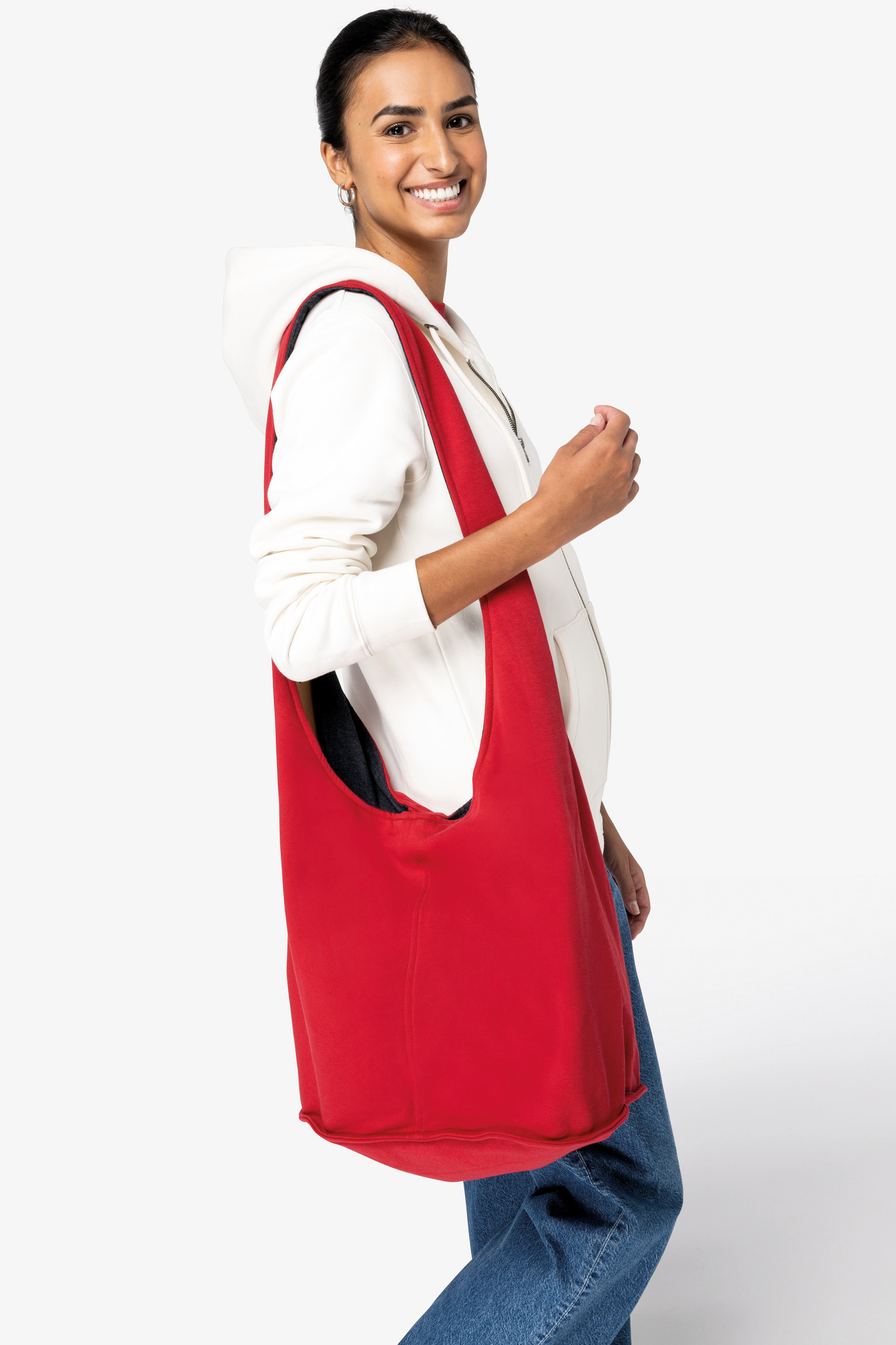 Schoudertas van fleece