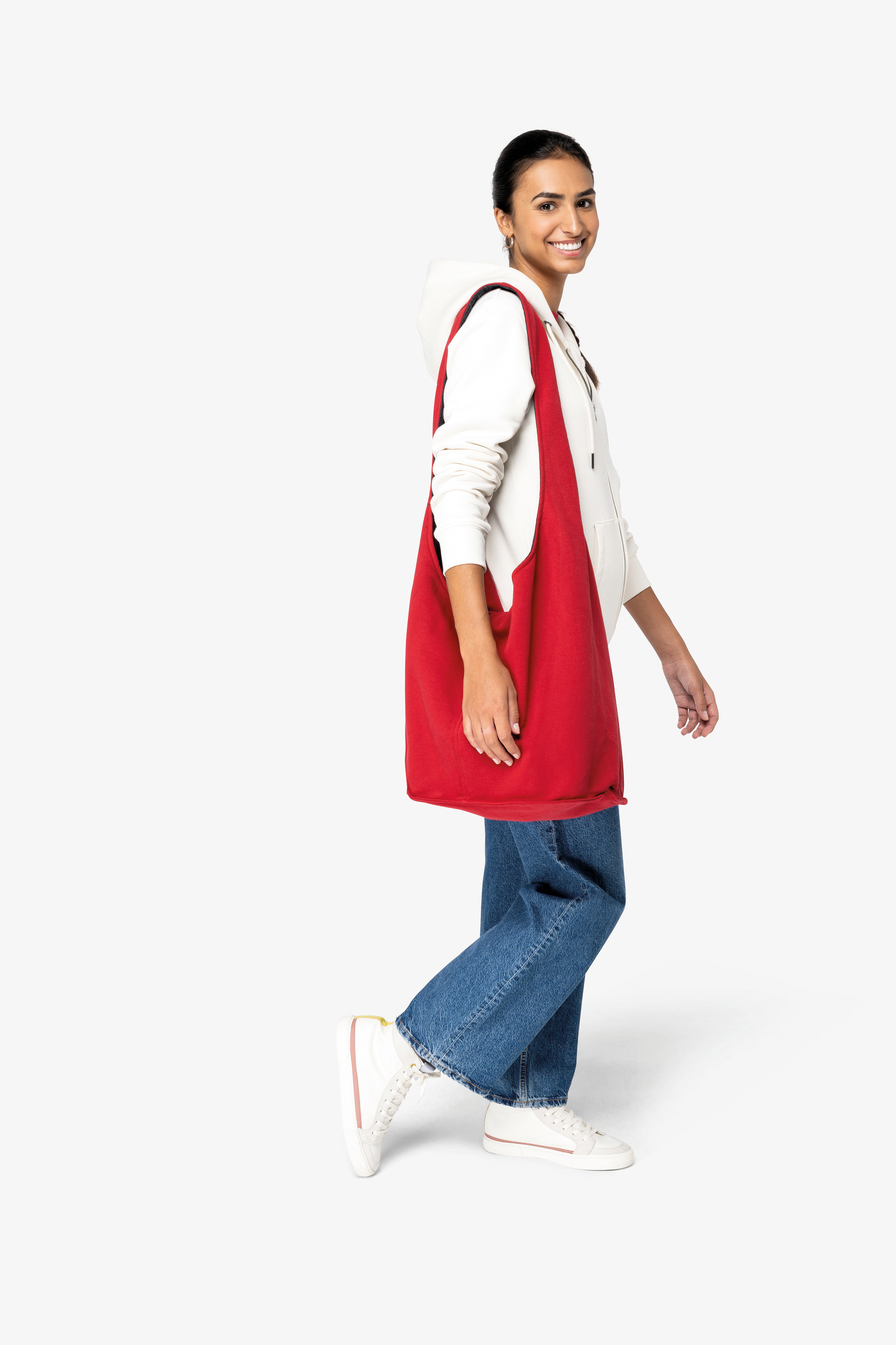 Schoudertas van fleece