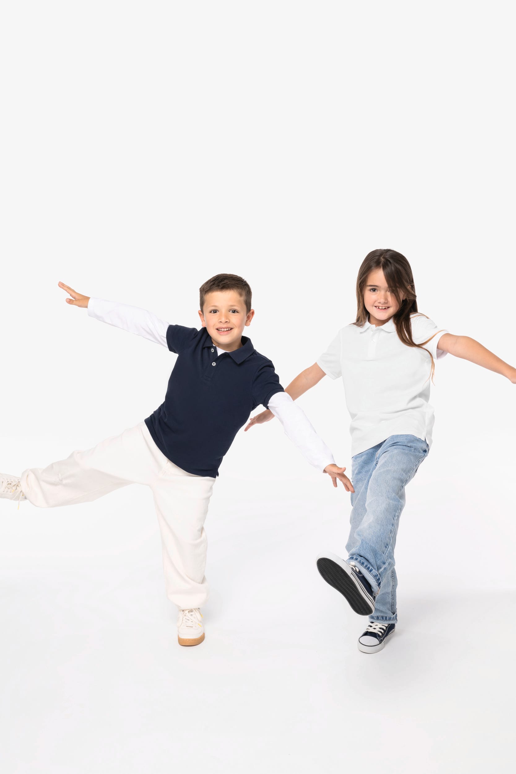 Polo écoresponsable maille piquée enfant - Image 2