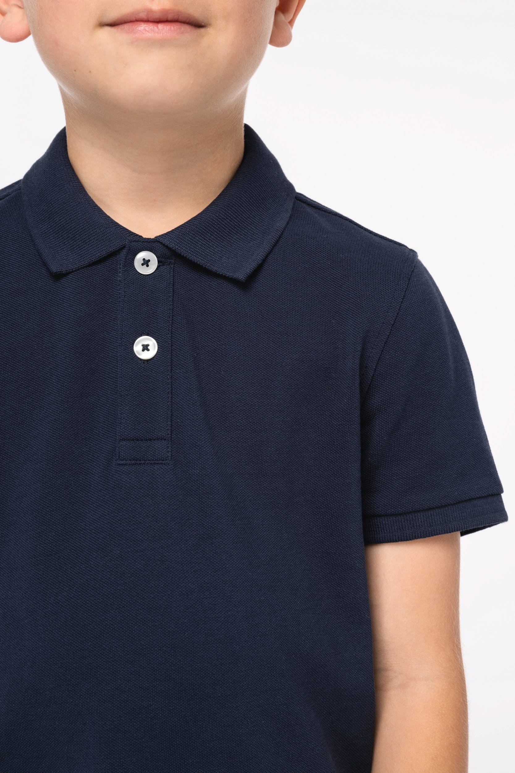 Polo écoresponsable maille piquée enfant - Image 7