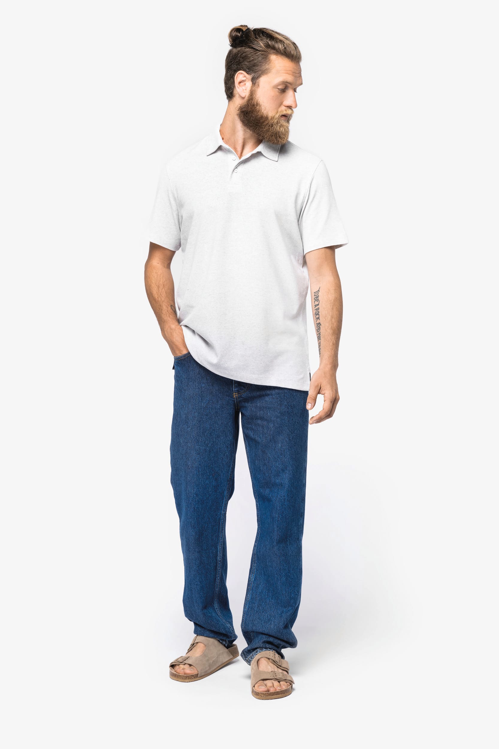 Polo écoresponsable recyclé homme
