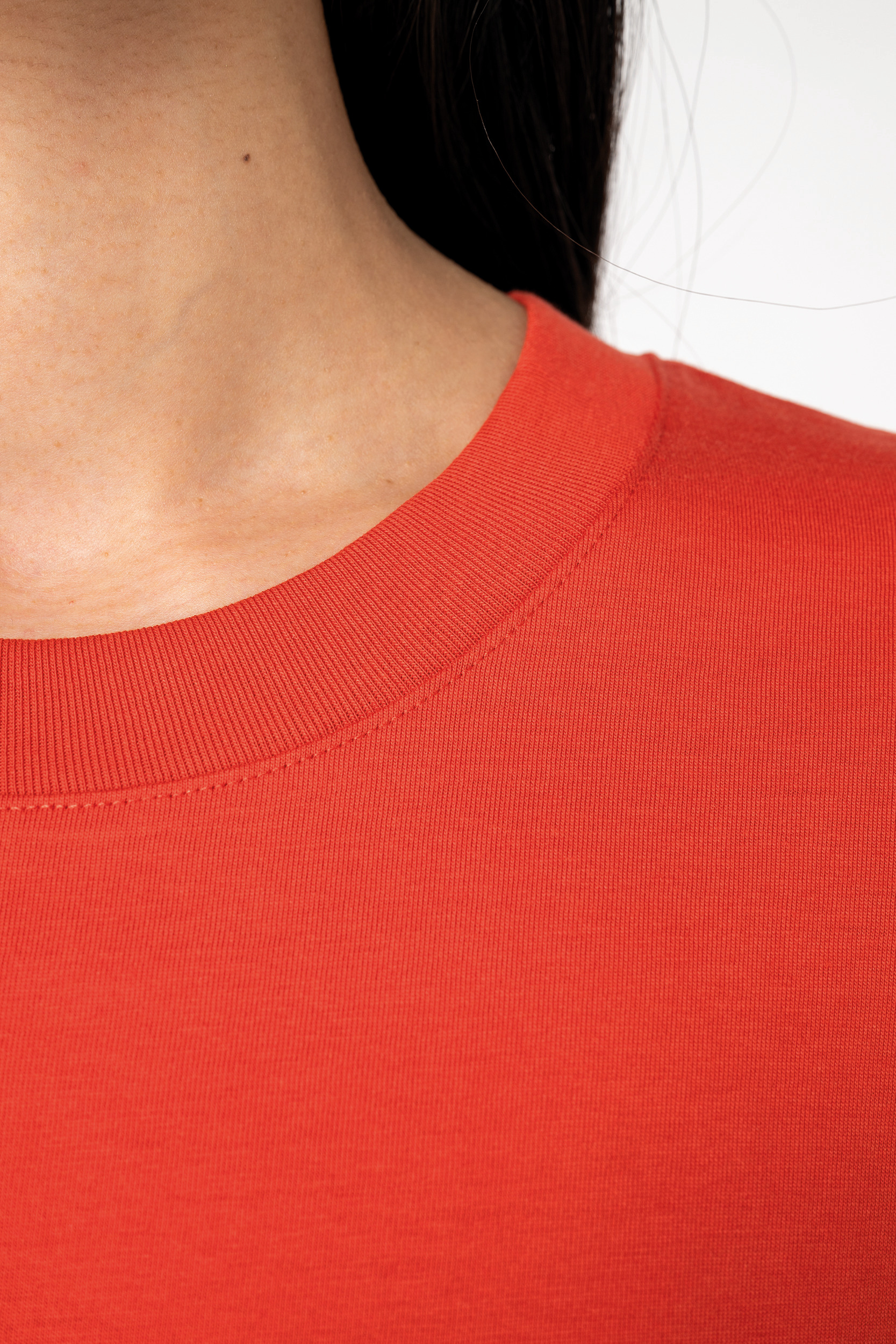 T-Shirt Naf Naf Onirique - Arancione - Girocollo E Maniche Corte - Taglia XS Donna