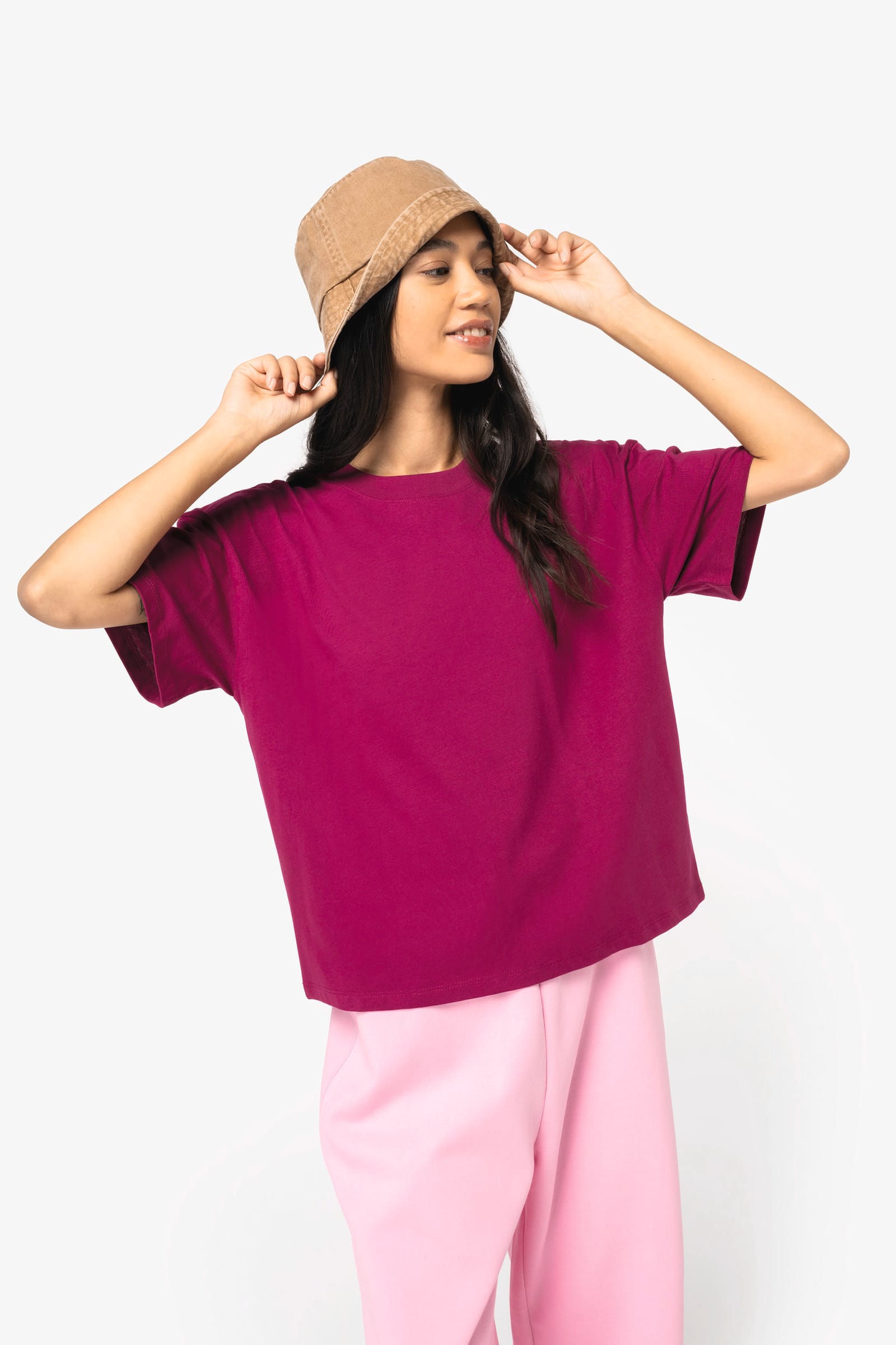 Ecologisch oversized dames T-shirt