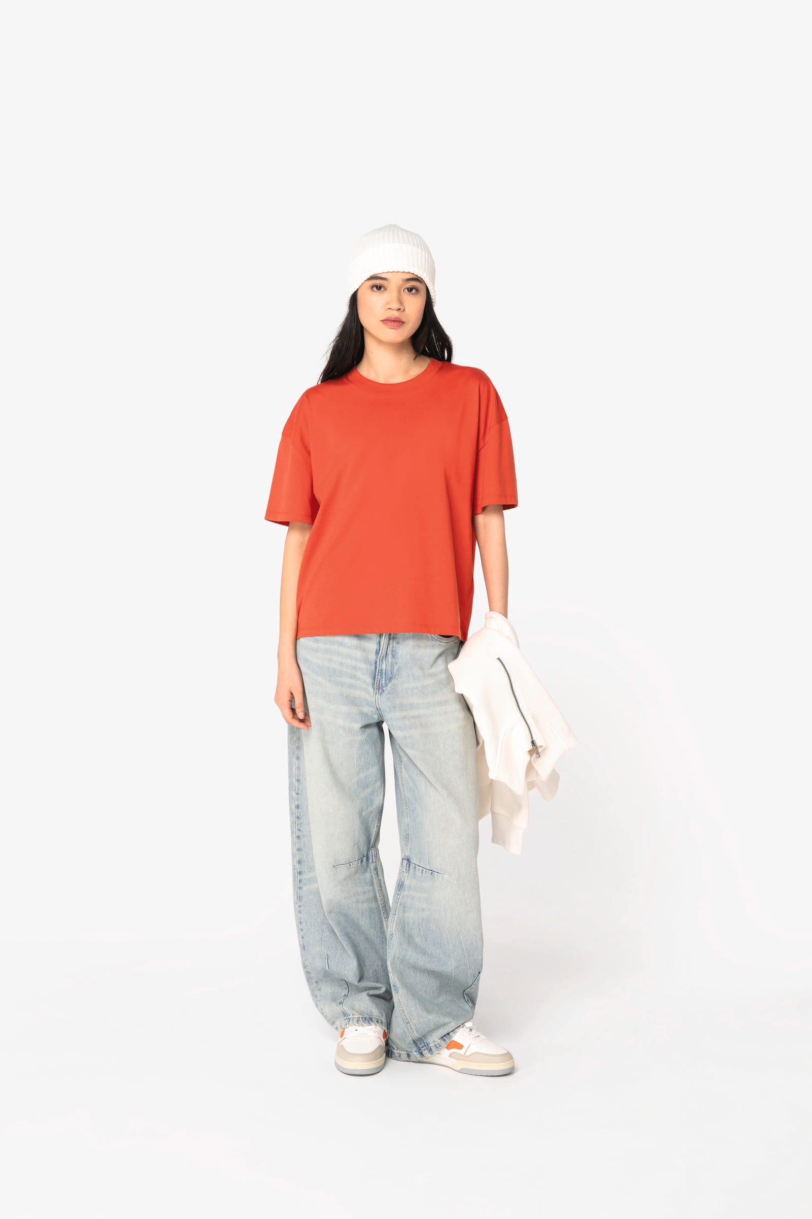 Ecologisch oversized dames T-shirt